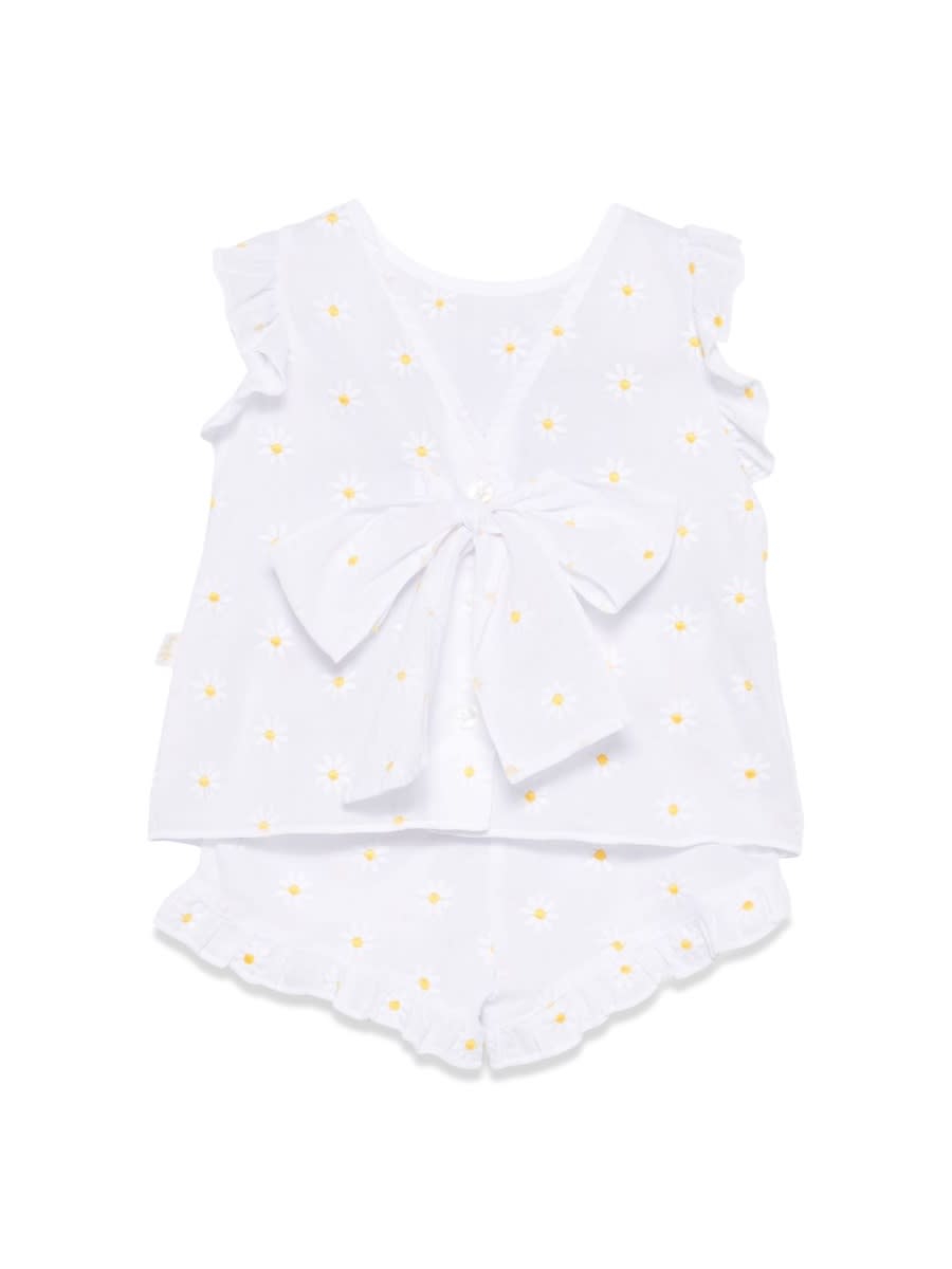 Il Gufo White Two-piece Suit In White