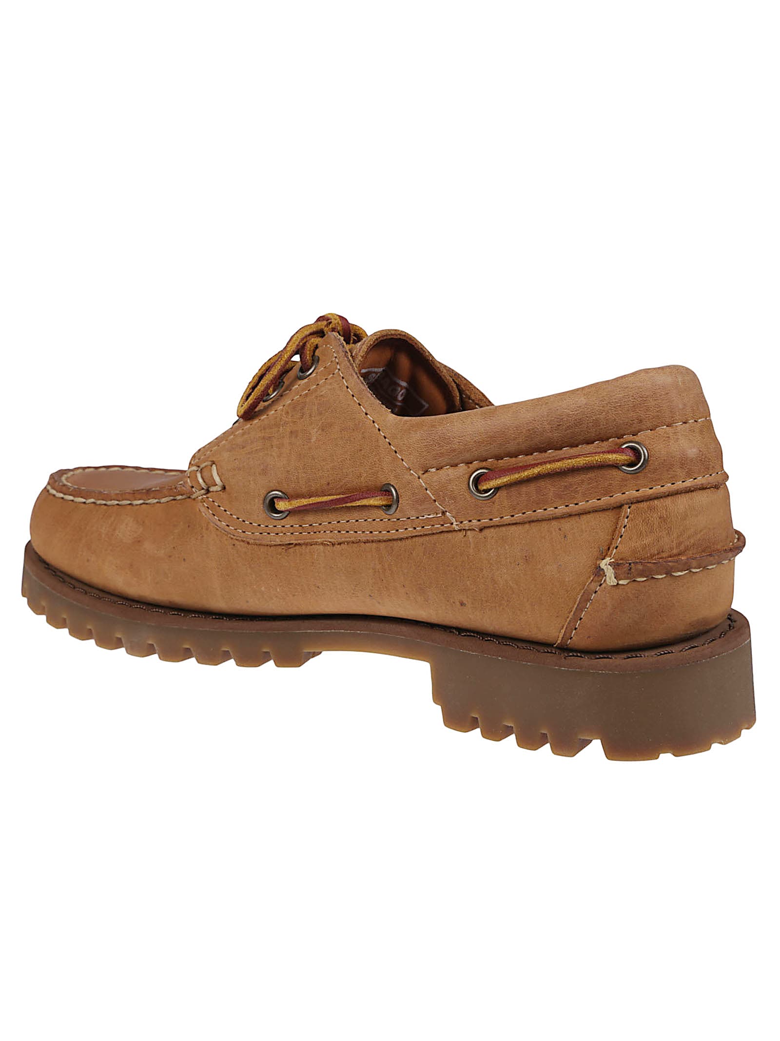 Sebago Man Loafers Camel Size 9 Leather In Brown