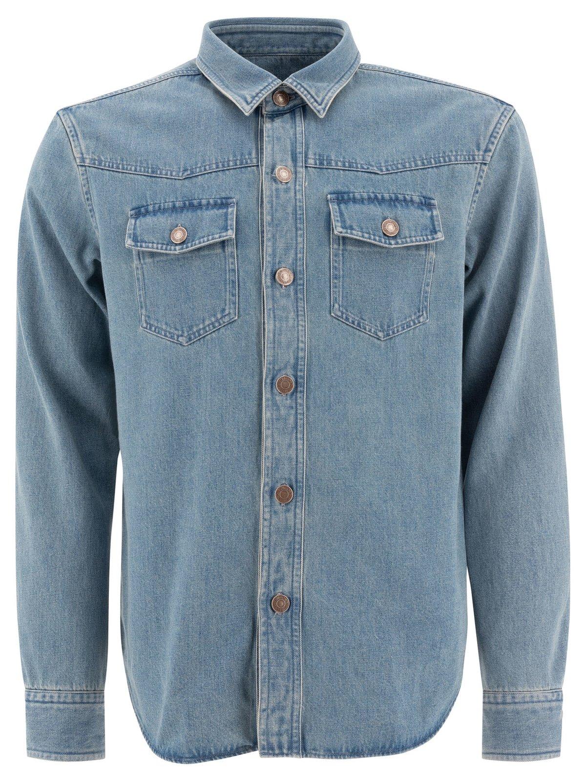 Button-up Denim Shirt