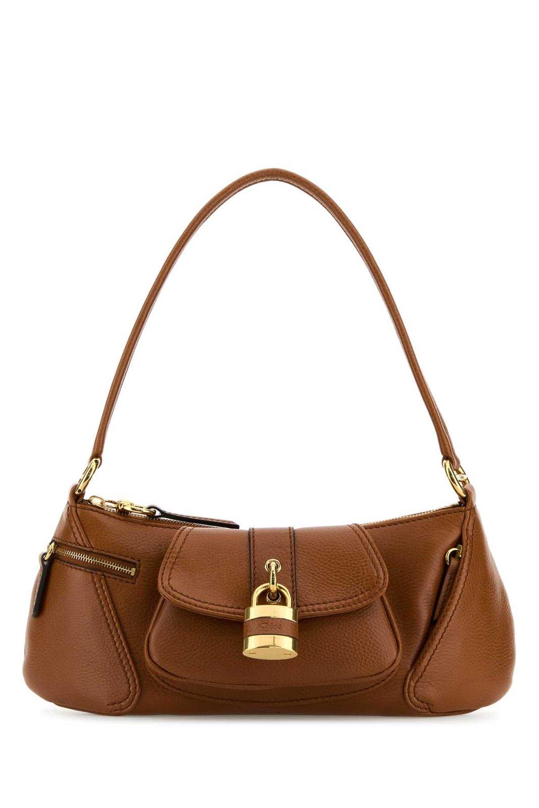 Shop Chloé The 99 Shoulder Bag In Brown