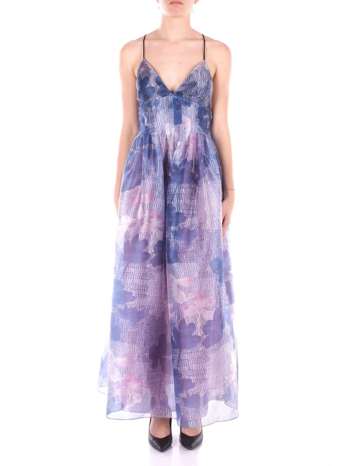 EMPORIO ARMANI A LINE LONG DRESS
