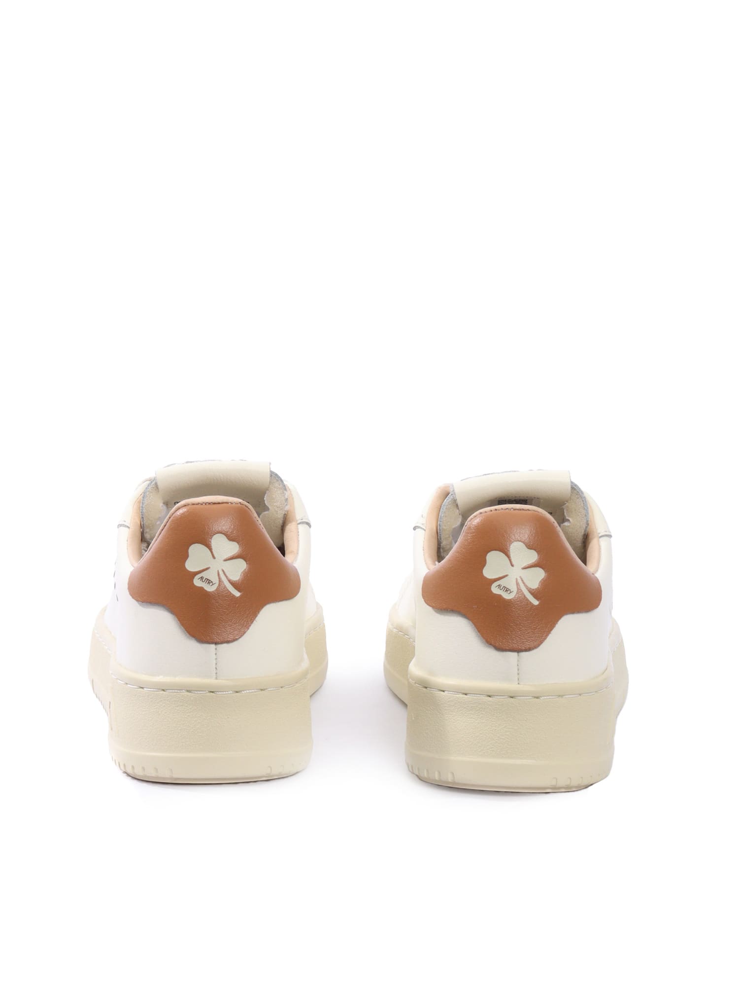 Autry Dallas Kids Low Kid Leat/four Wht/brnsug Sneakers In White