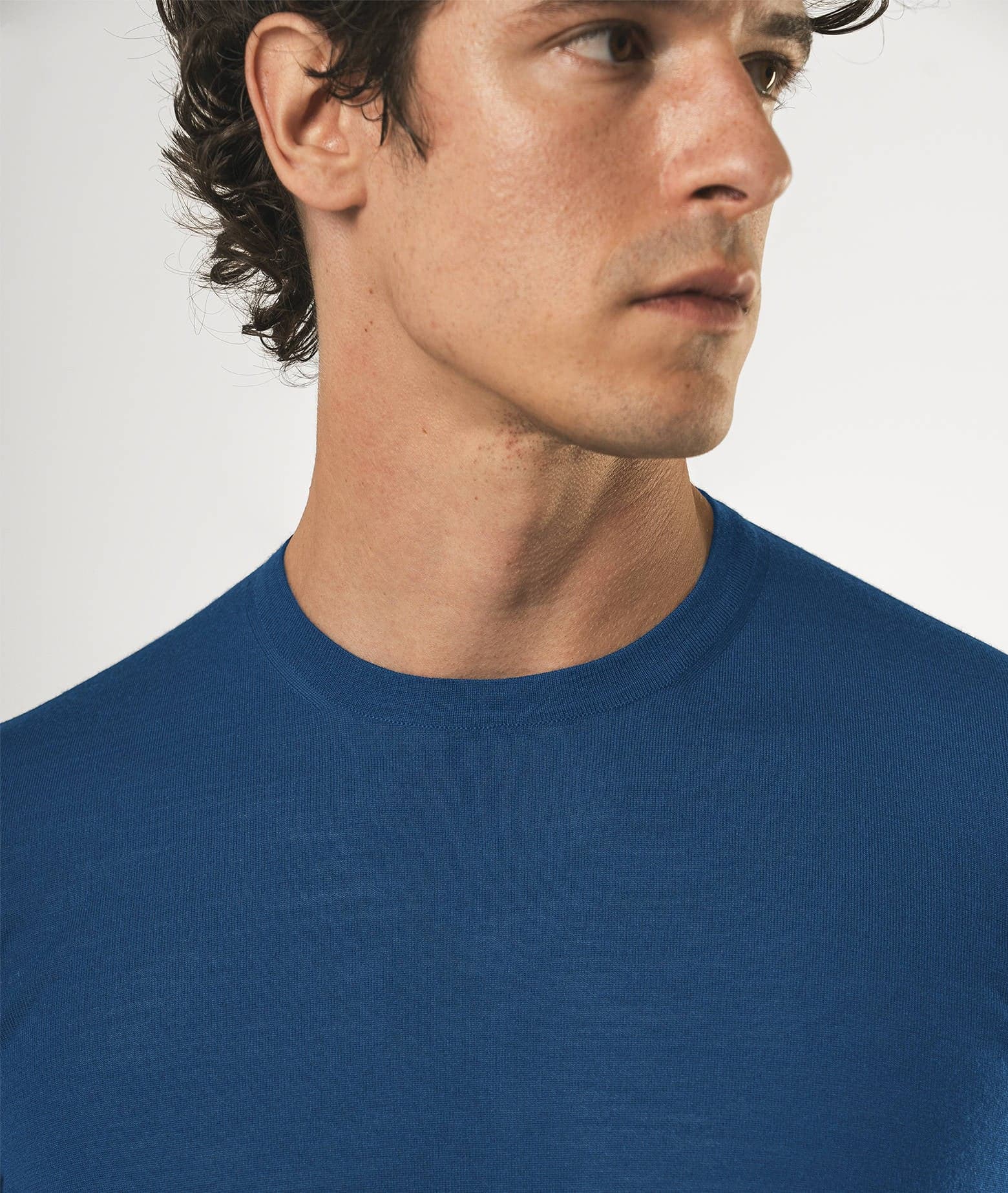 Larusmiani Crewneck Roquebrune T-shirt In Blue