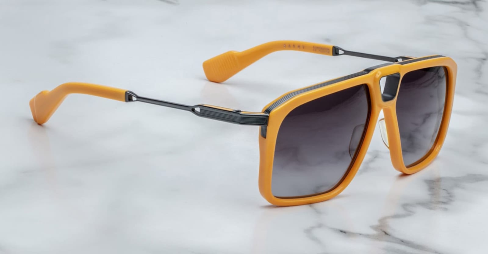 Shop Jacques Marie Mage Savoy - Talbot Sunglasses In Yellow