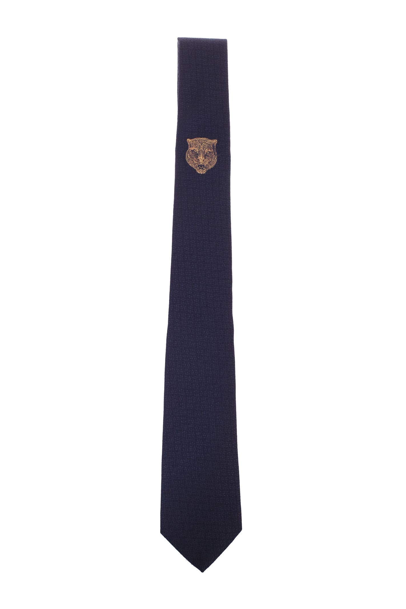 Gucci Silk Tie In Blu