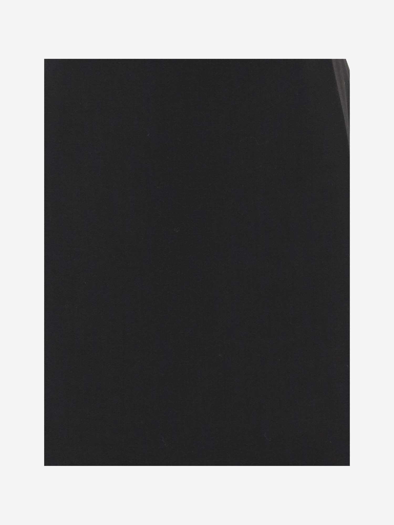 Shop Coperni Viscose Blend Dress With Logo In Black Black