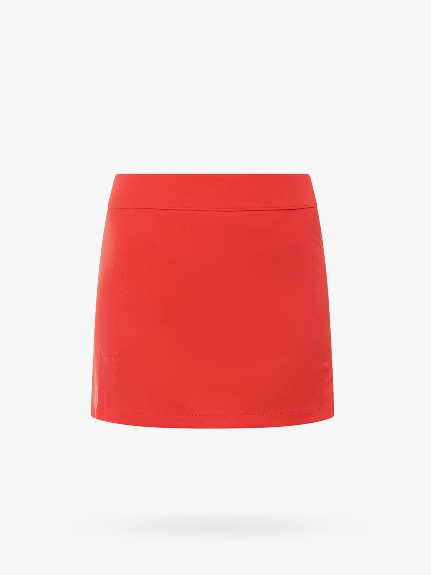 Shop J. Lindeberg Technical Jersey Skirt In Red