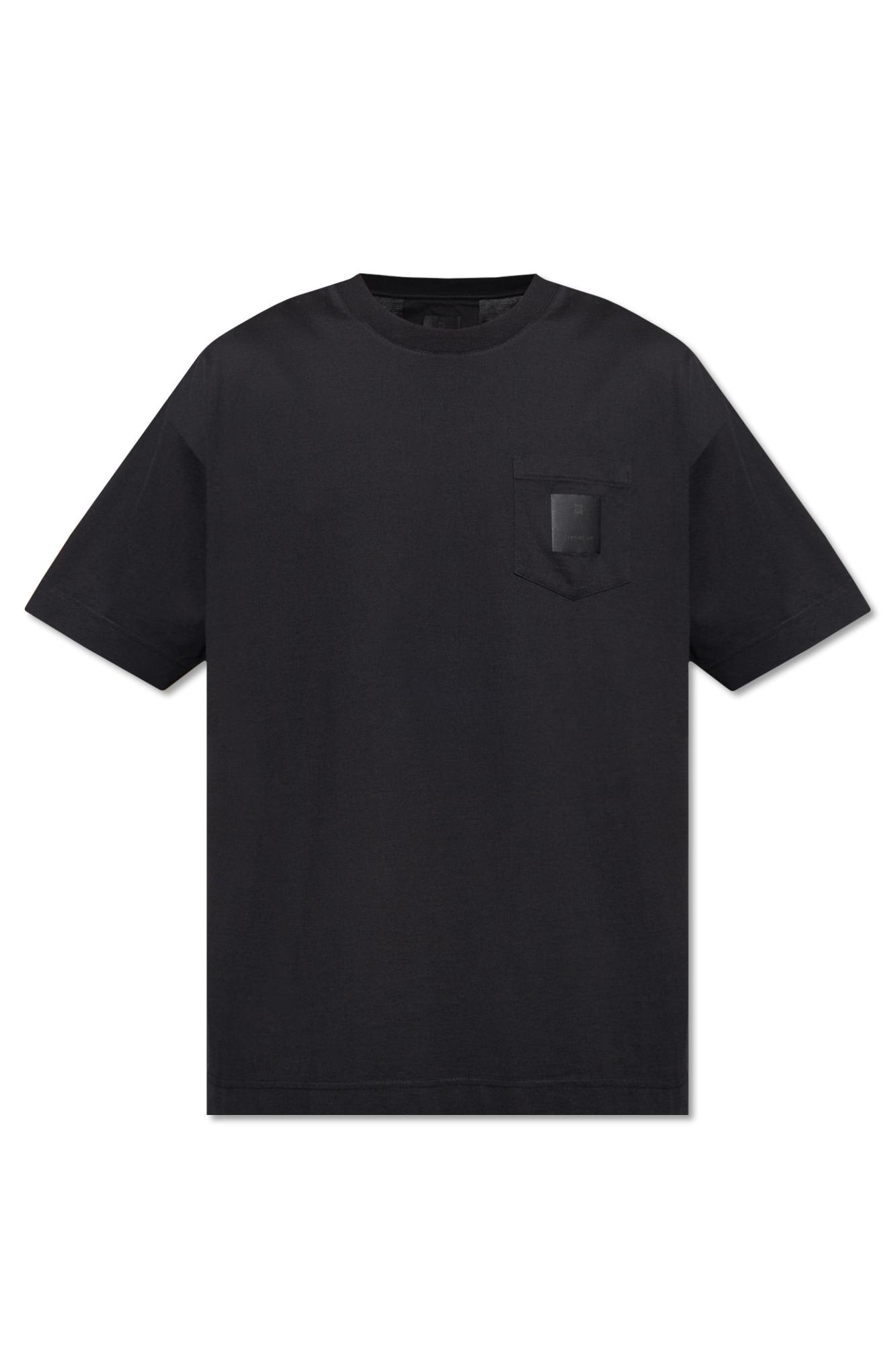 Givenchy T-shirt With Pocket In Black