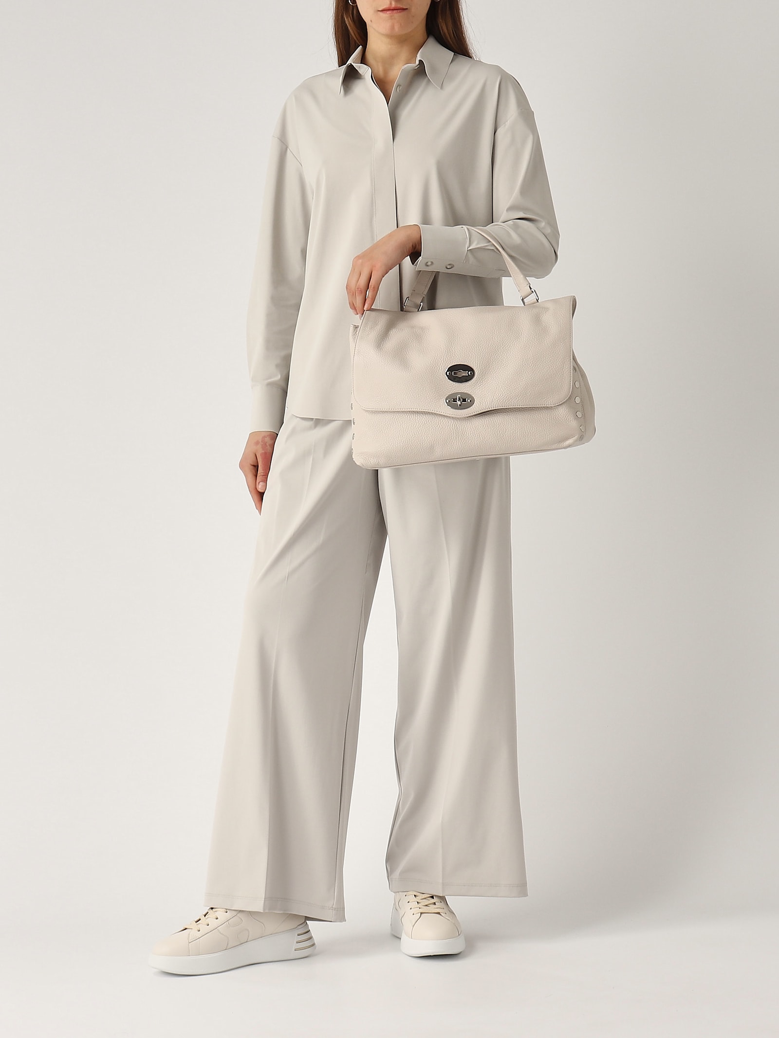 Max Mara Ribes Trousers In Mastice