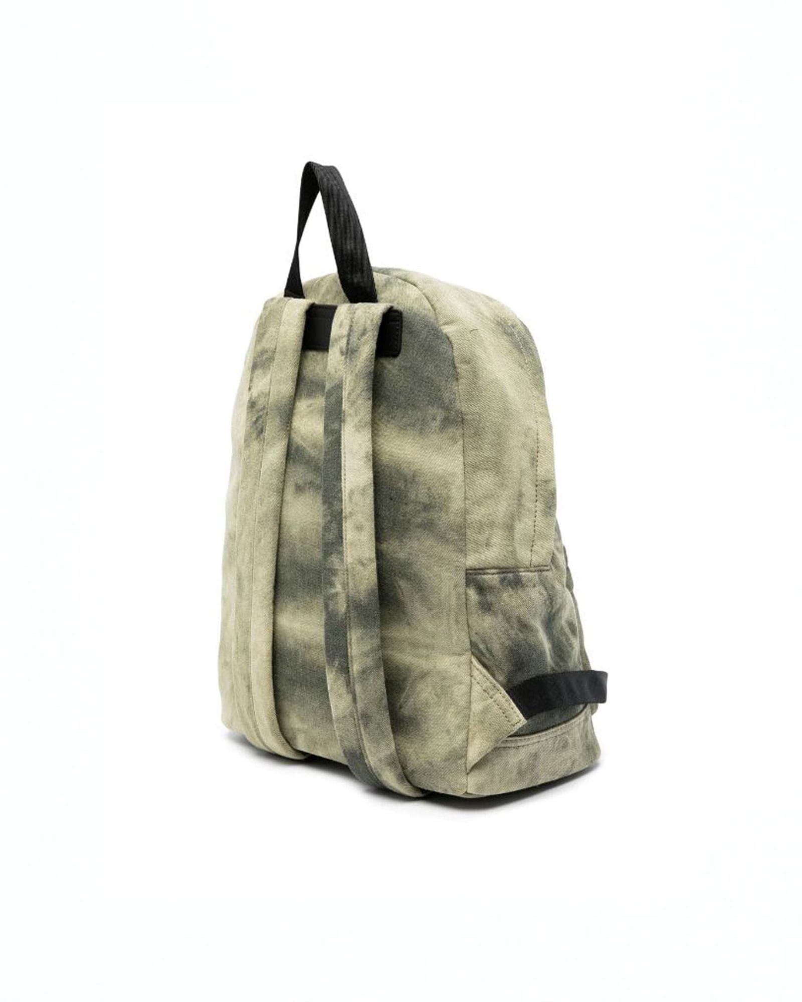 Shop John Richmond Backpack With Print And Logo In Verde