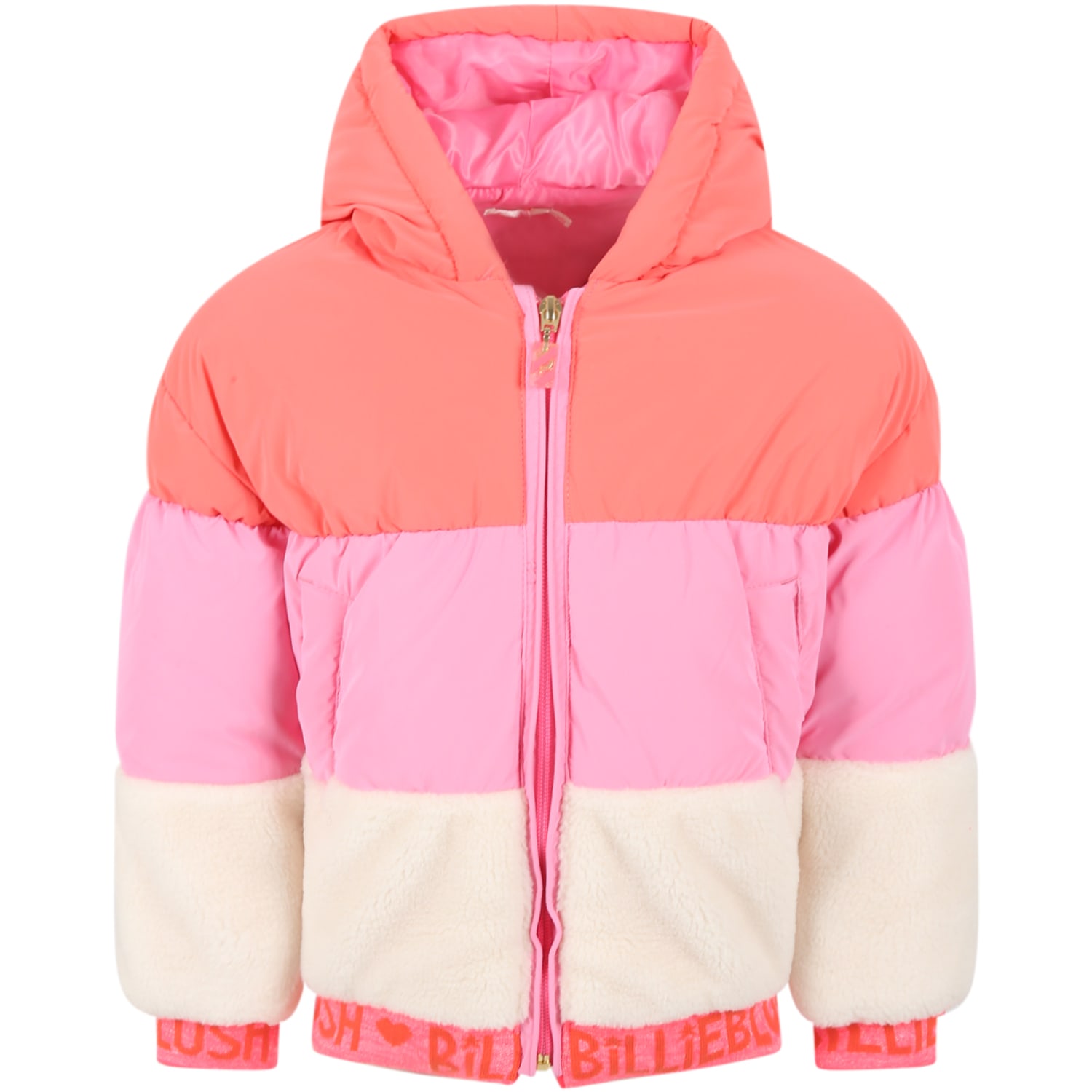 Billieblush Multicolor Jacket For Girl With Logo