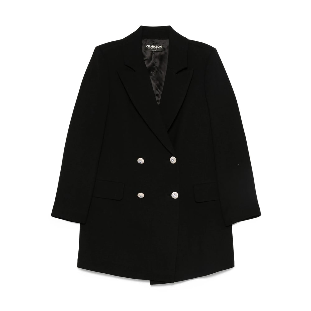 La Petit Robe Di Chiara Boni Coat In Black
