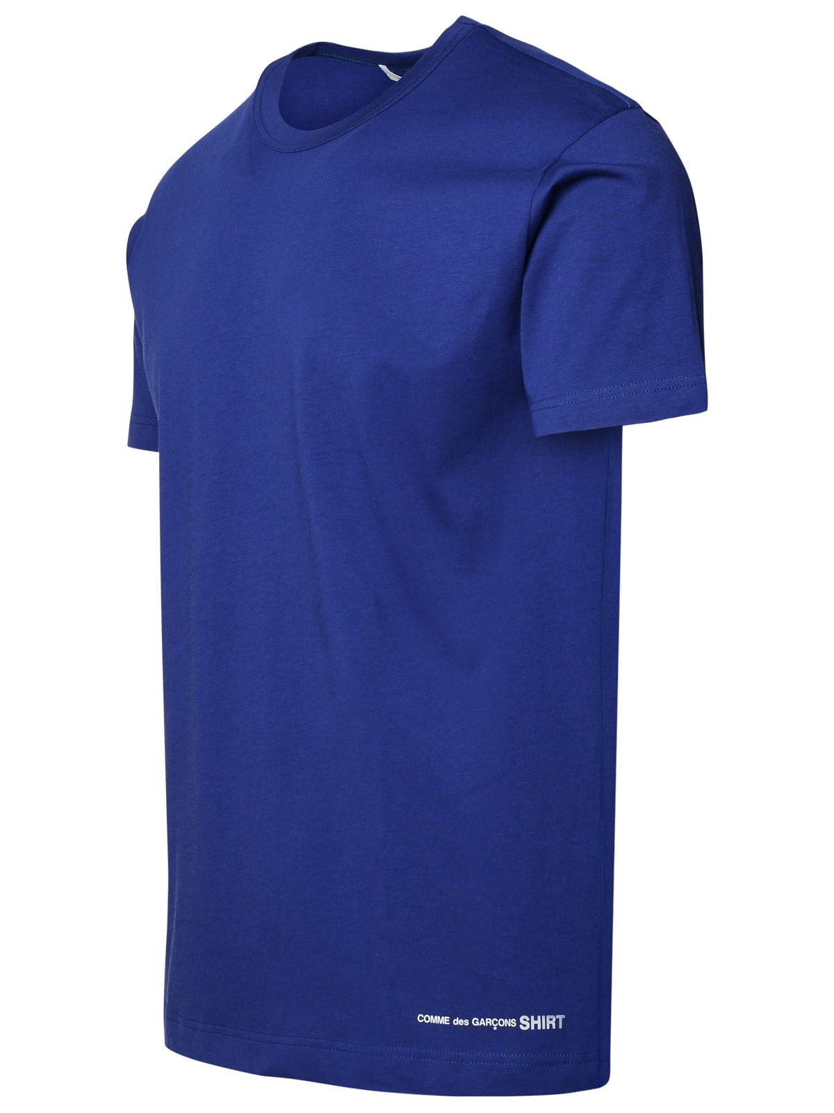 Shop Comme Des Garçons Shirt Blue Cotton T-shirt