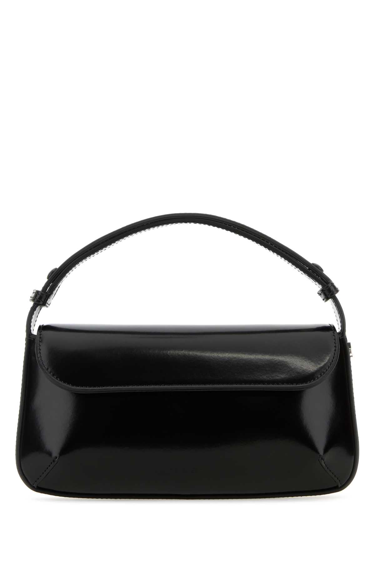 Courrèges Black Leather Sleek Handbag