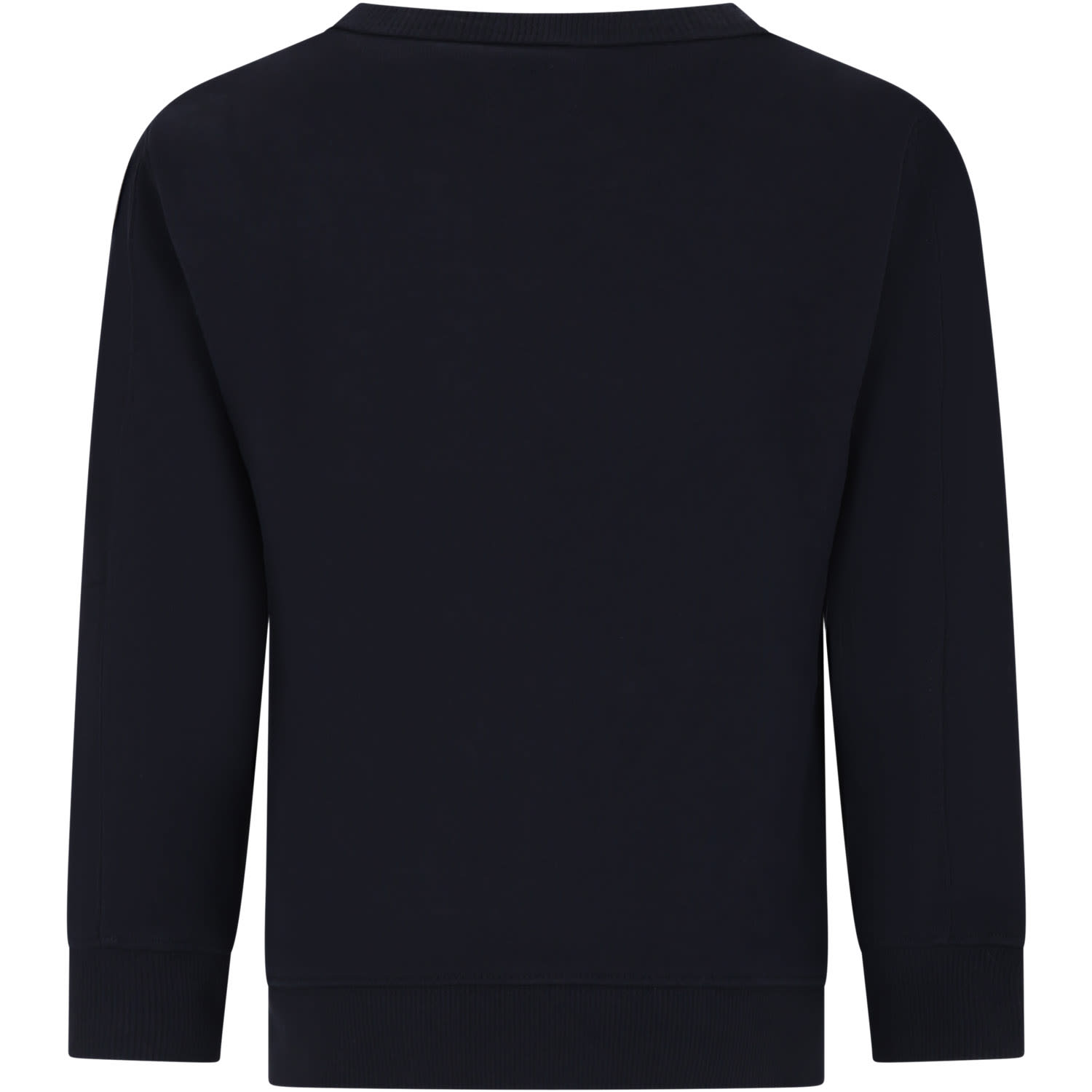 Shop C.p. Company Undersixteen Blue Sweatshirt For Boy With C.p. Company Lens
