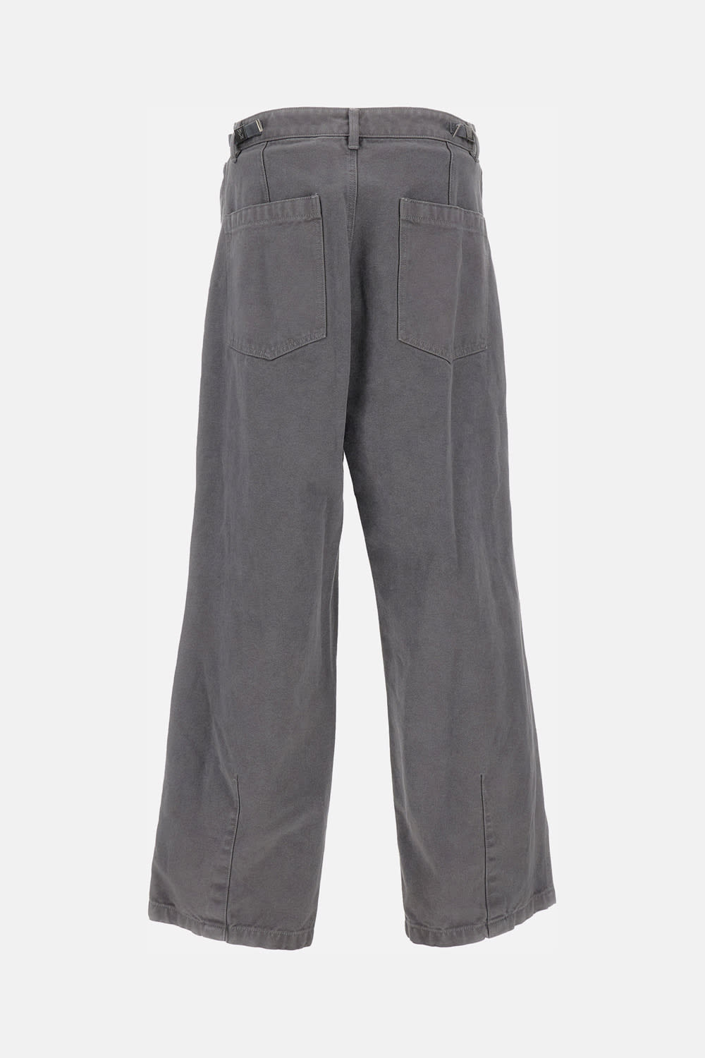 Wooyoungmi Relaxed Fit Wide-leg Trousers In Gray