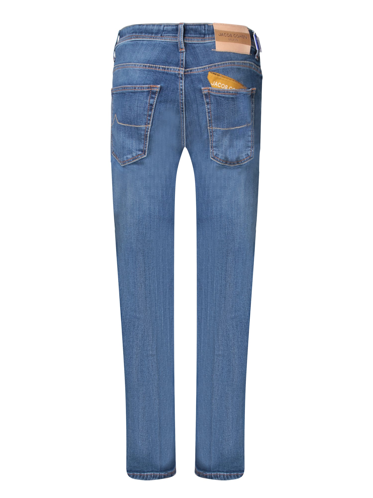 Shop Jacob Cohen 5t Scott Clean Blue Denim Jeans