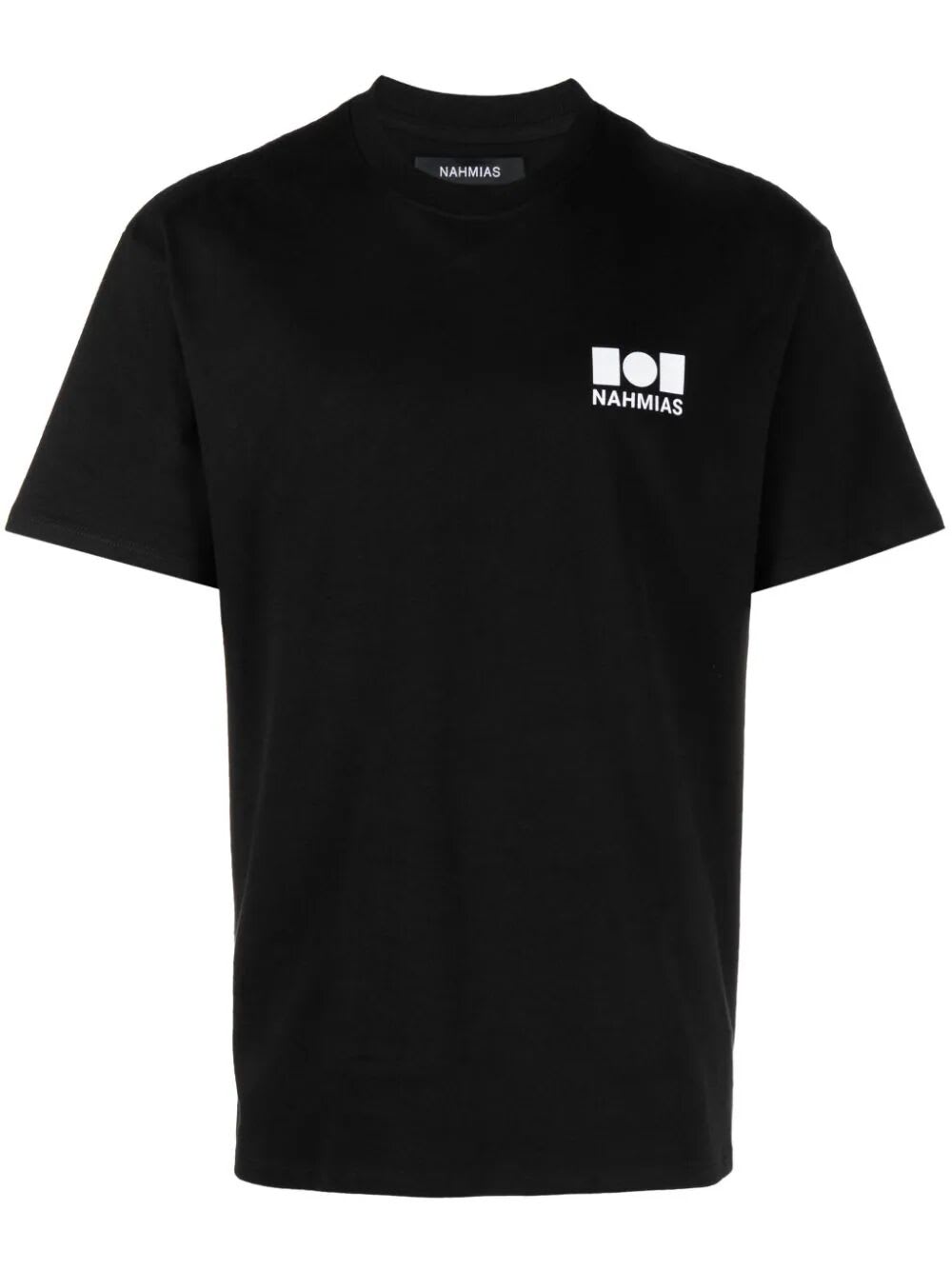 Shop Nahmias Logo T-shirt In Black