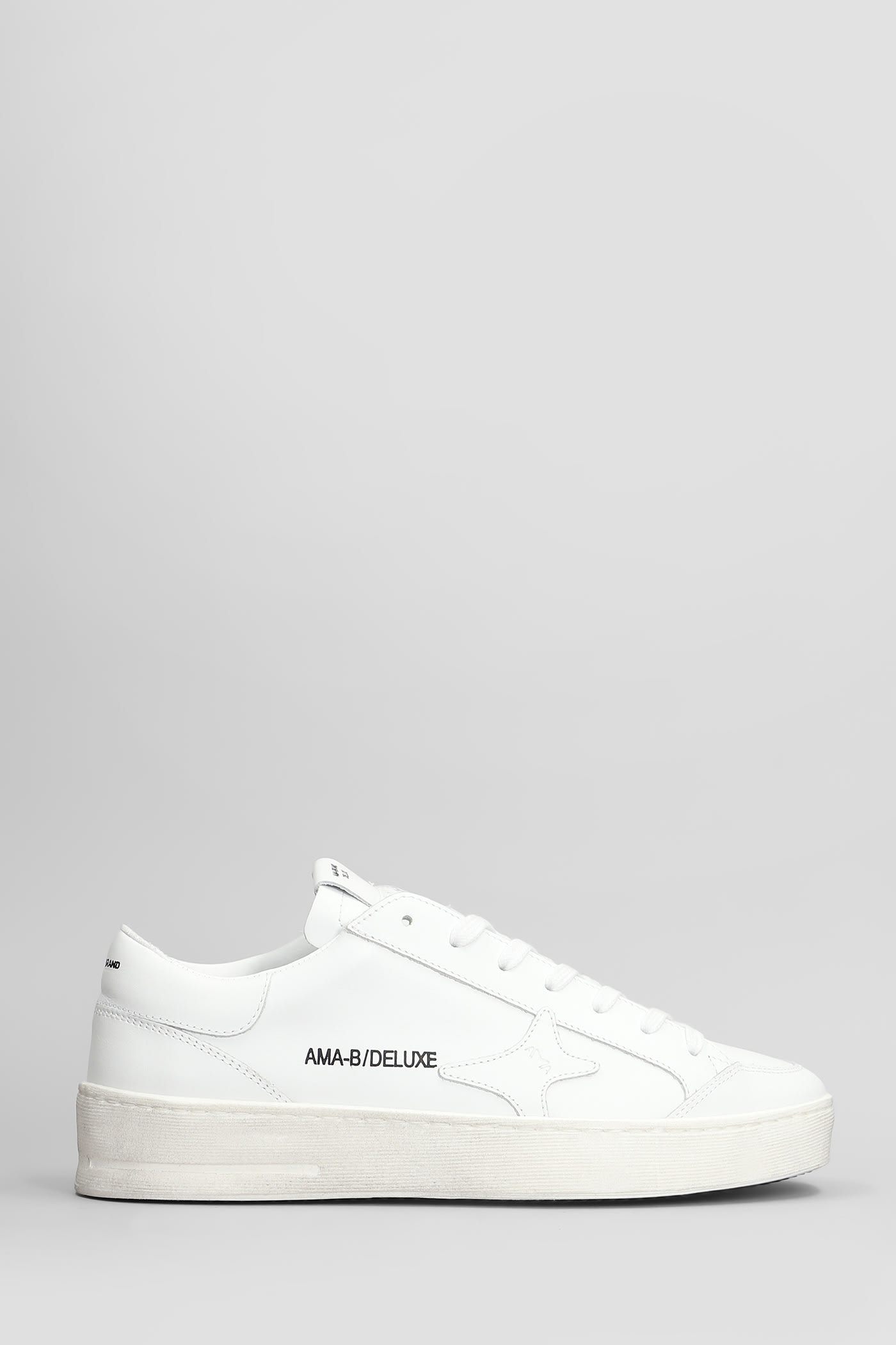 Sneakers In White Leather