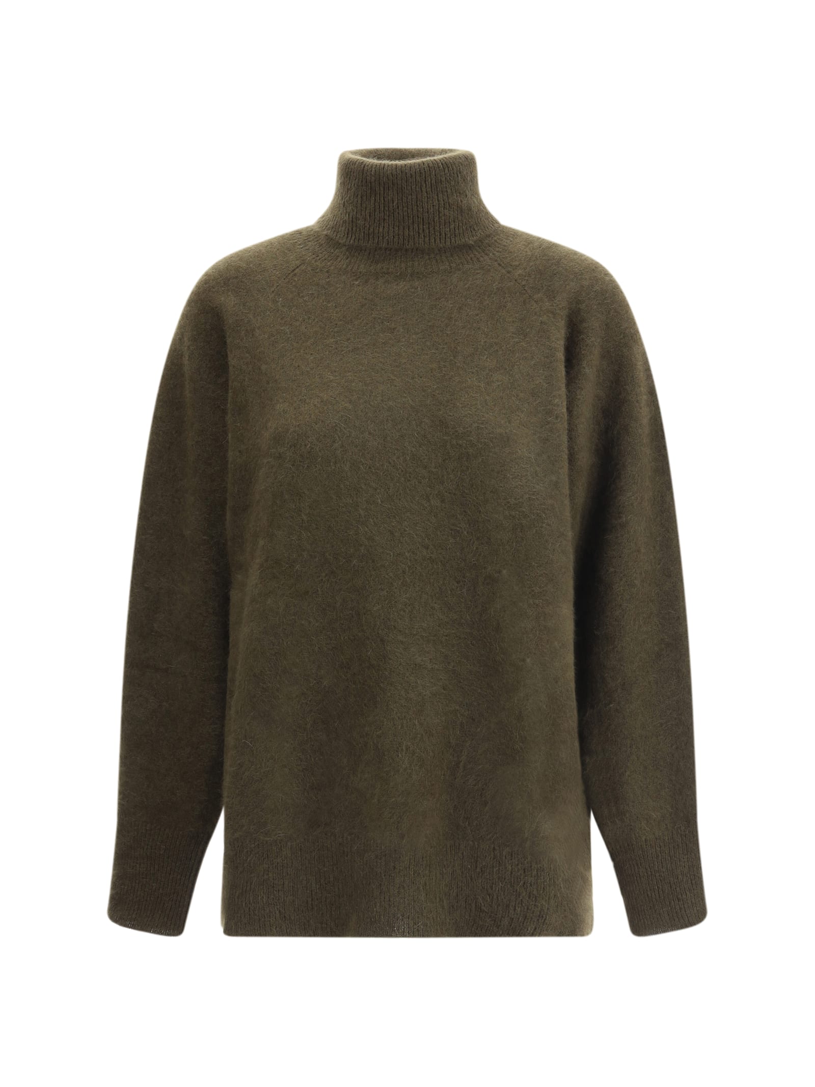 P.a.r.o.s.h Turtleneck Sweater In Brown