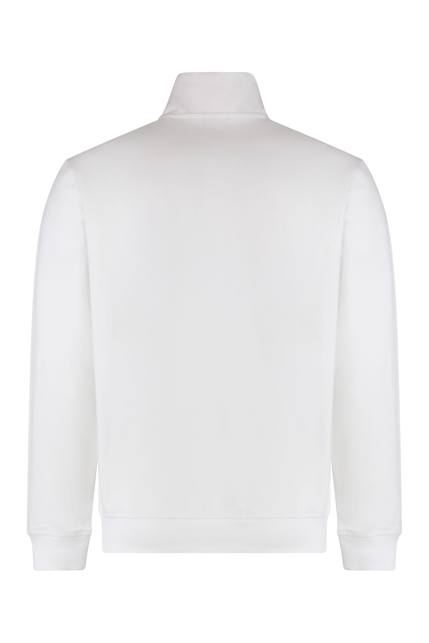 Paul&amp;shark Cotton Full-zip Sweatshirt In White