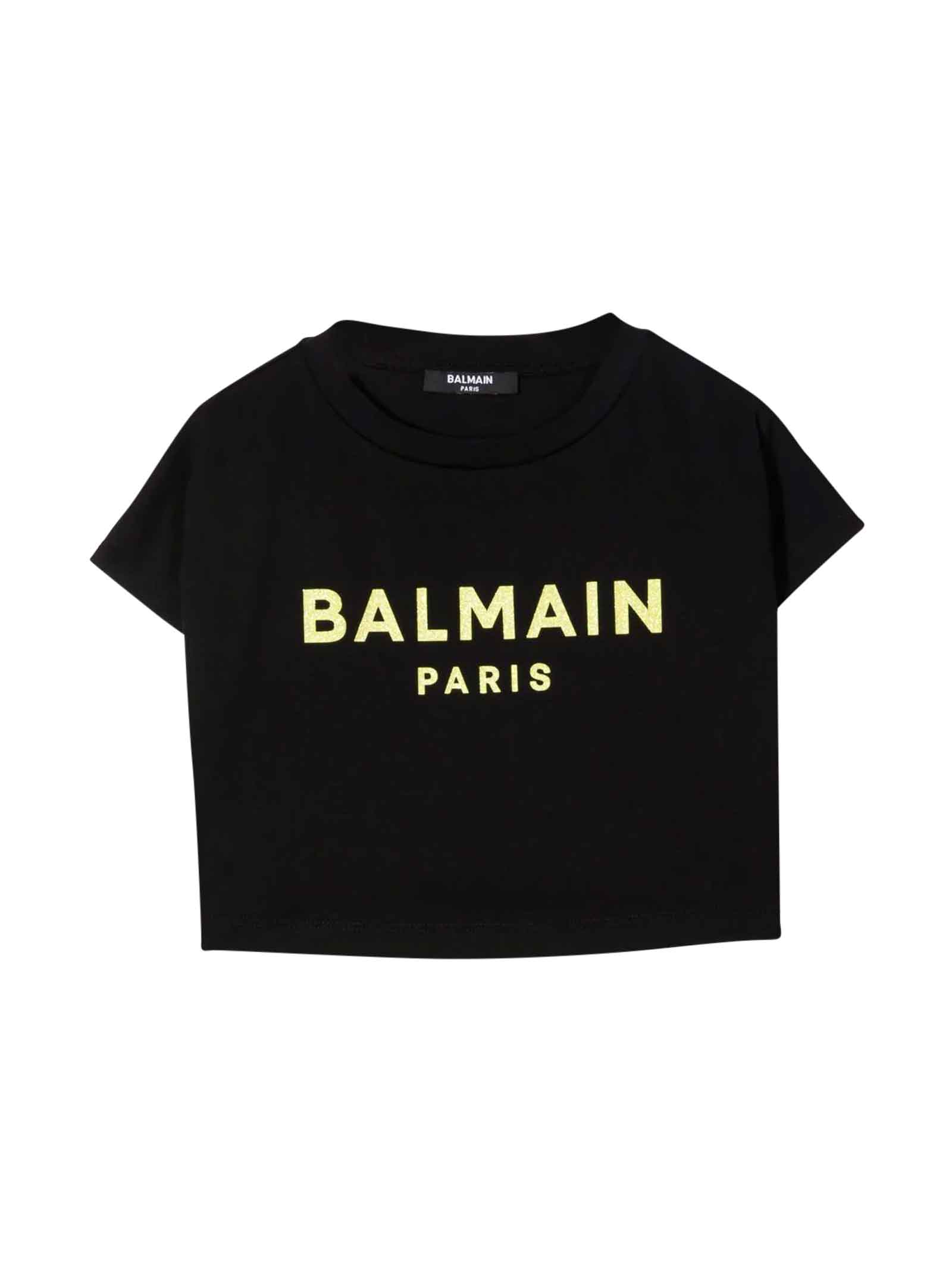 Balmain Teen Black T-shirt