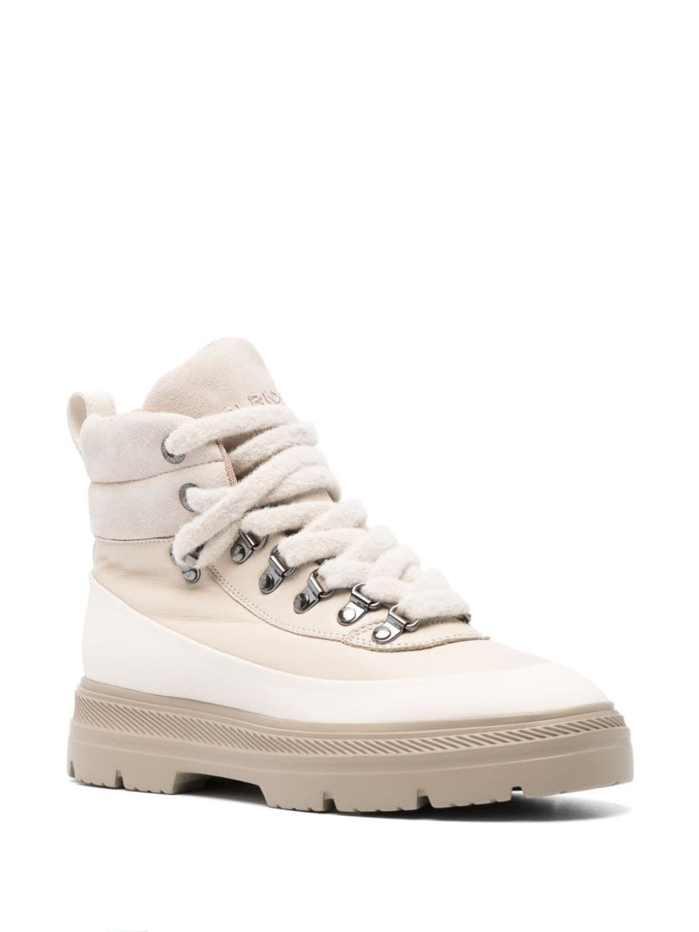 Shop Woolrich Hiking Boot Gum In Cream