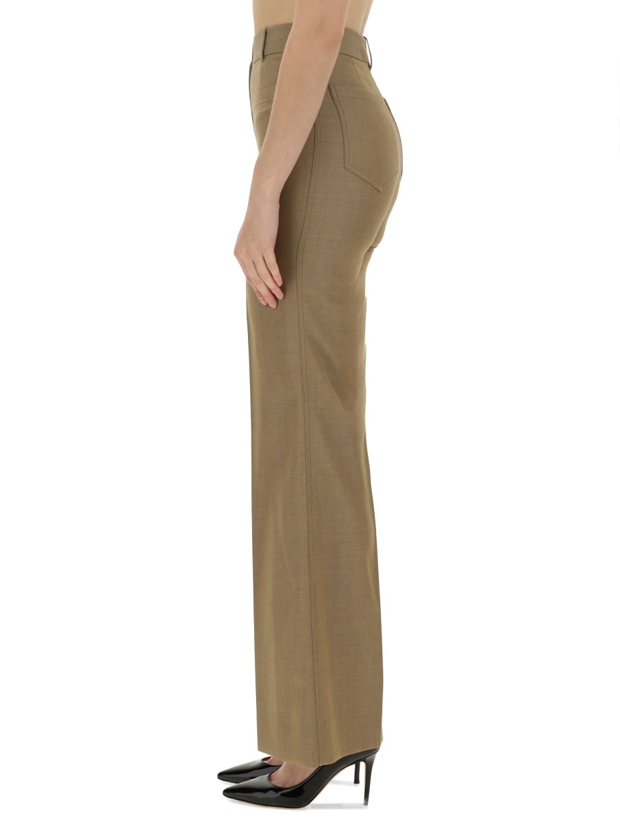 Shop Victoria Beckham Pants Alina In Beige