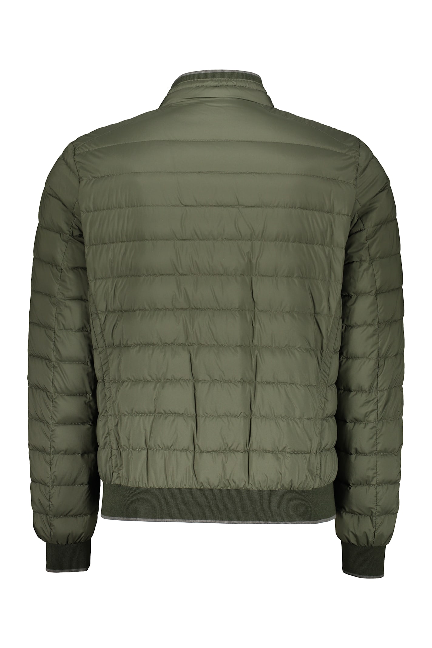 Moorer Full Zip Down Jacket In Green