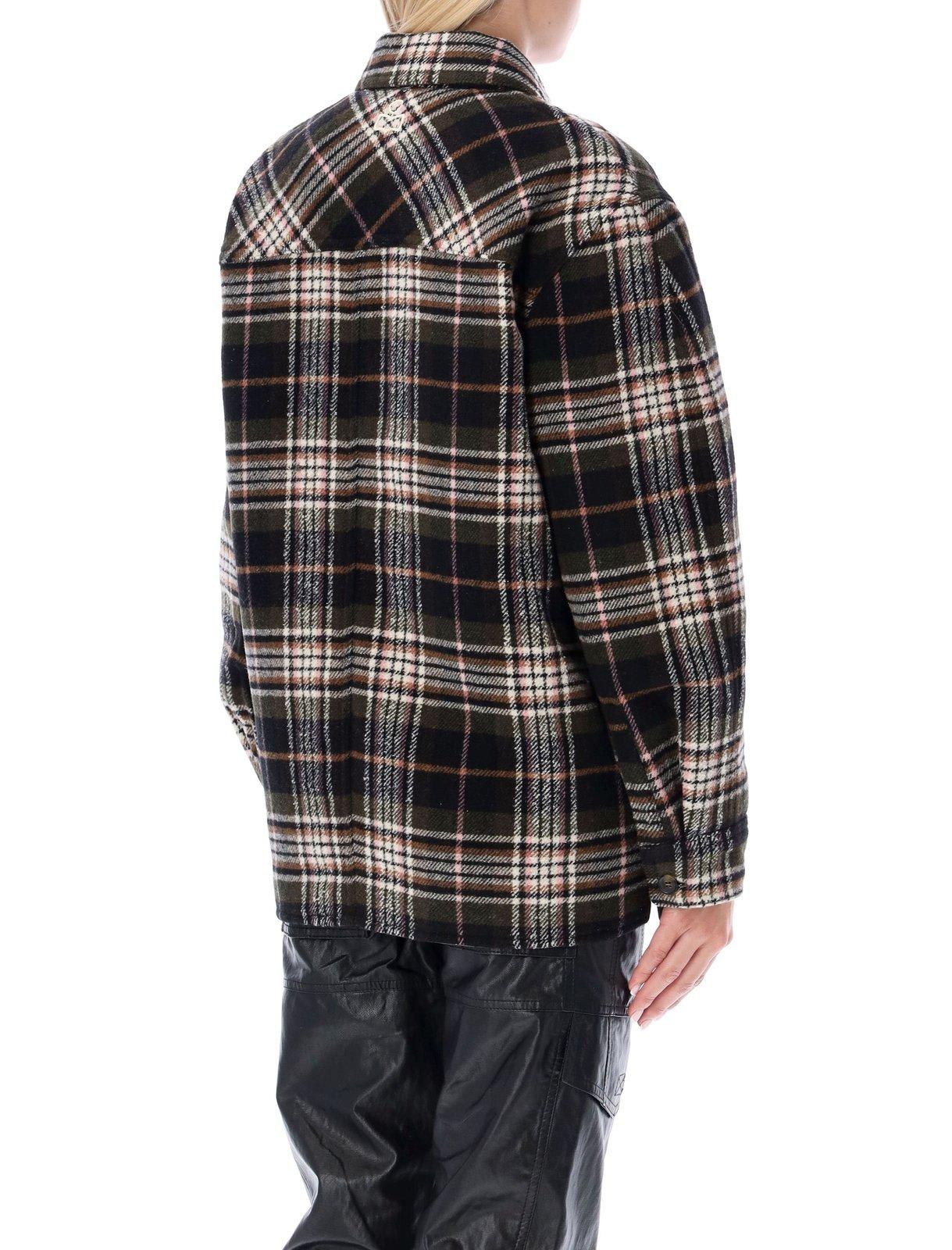 Isabel Marant Étoile Every Padded Oversized Coat In Military Green