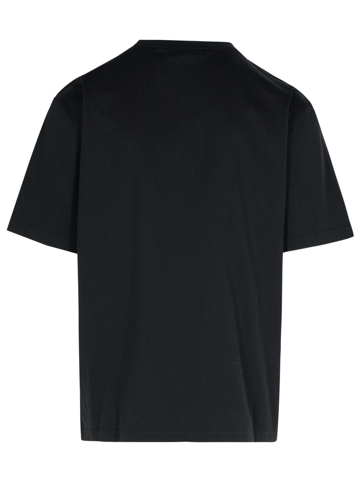 Shop Palm Angels Black Cotton T-shirt