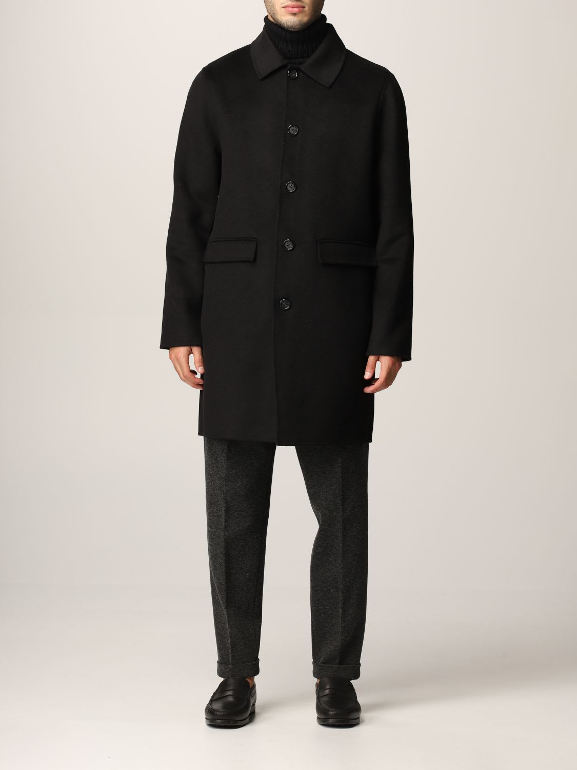 Paolo Pecora Coat Paolo Pecora Coat In Wool Blend