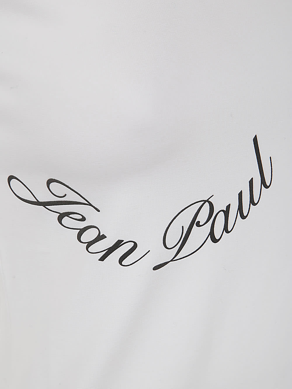 Shop Jean Paul Gaultier Cotton Baby Tee-shirt With Detail In White Black