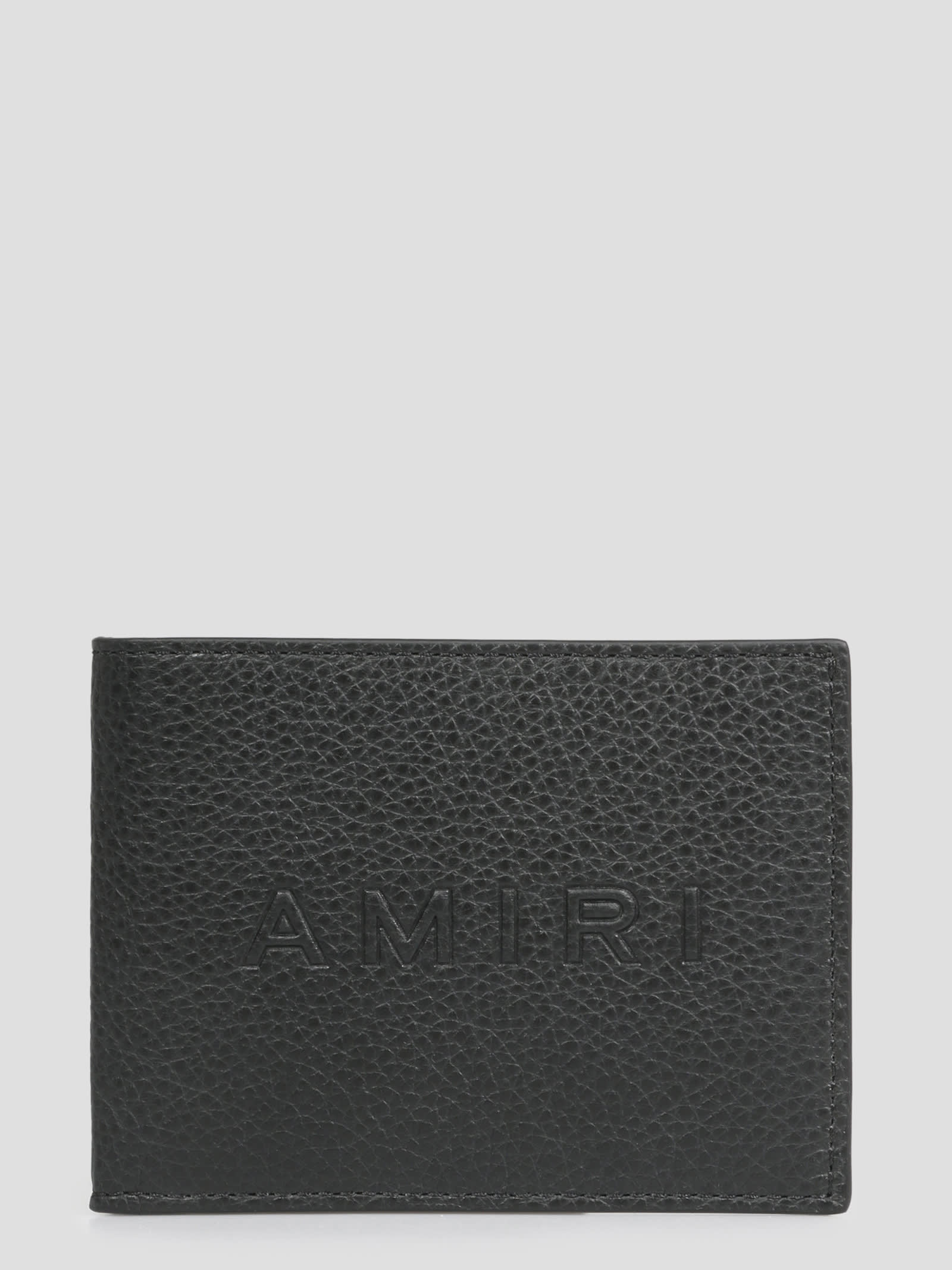 AMIRI Pebbled Logo Billfold Wallet