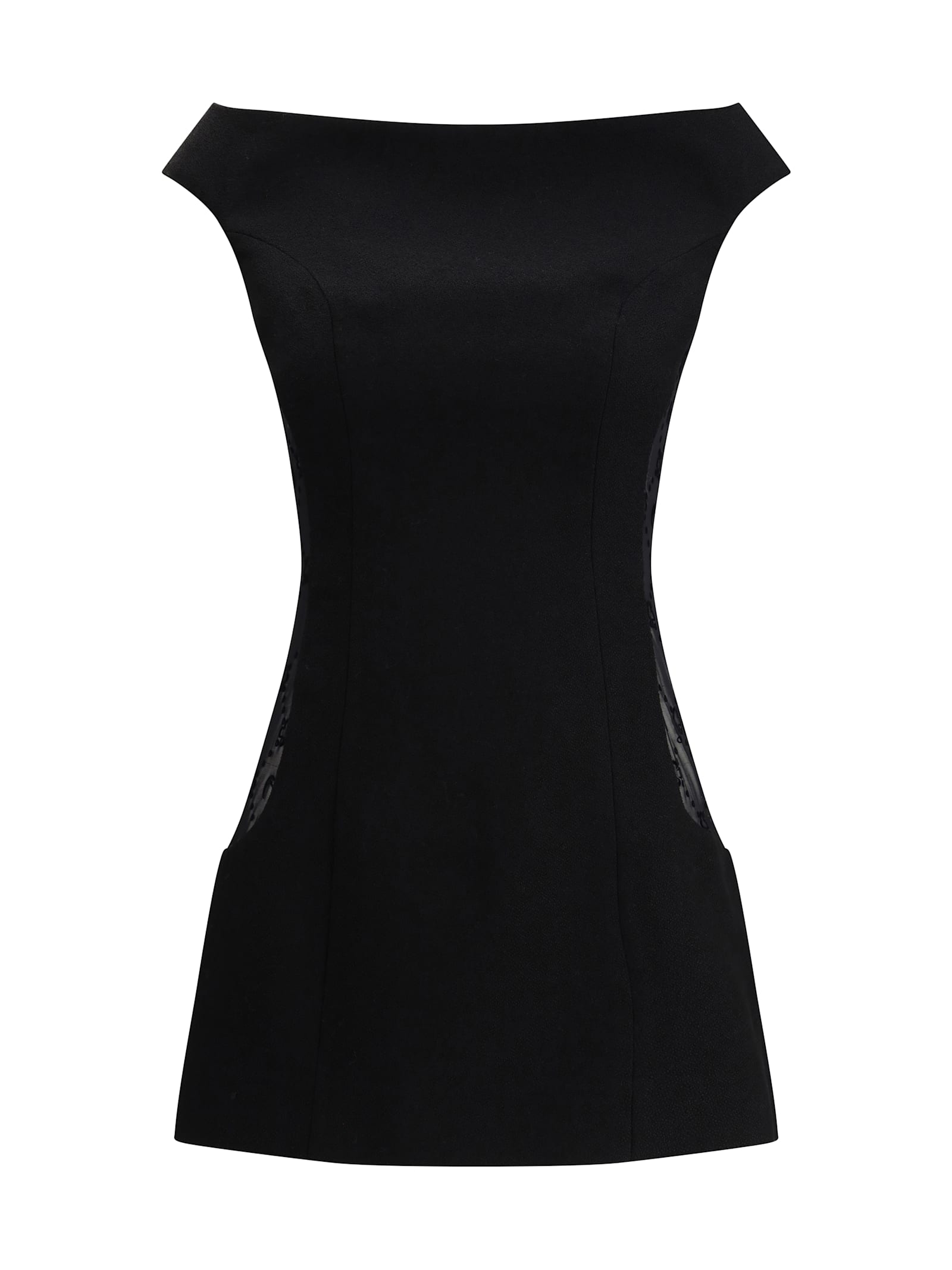 Marine Serre Dresses In Black