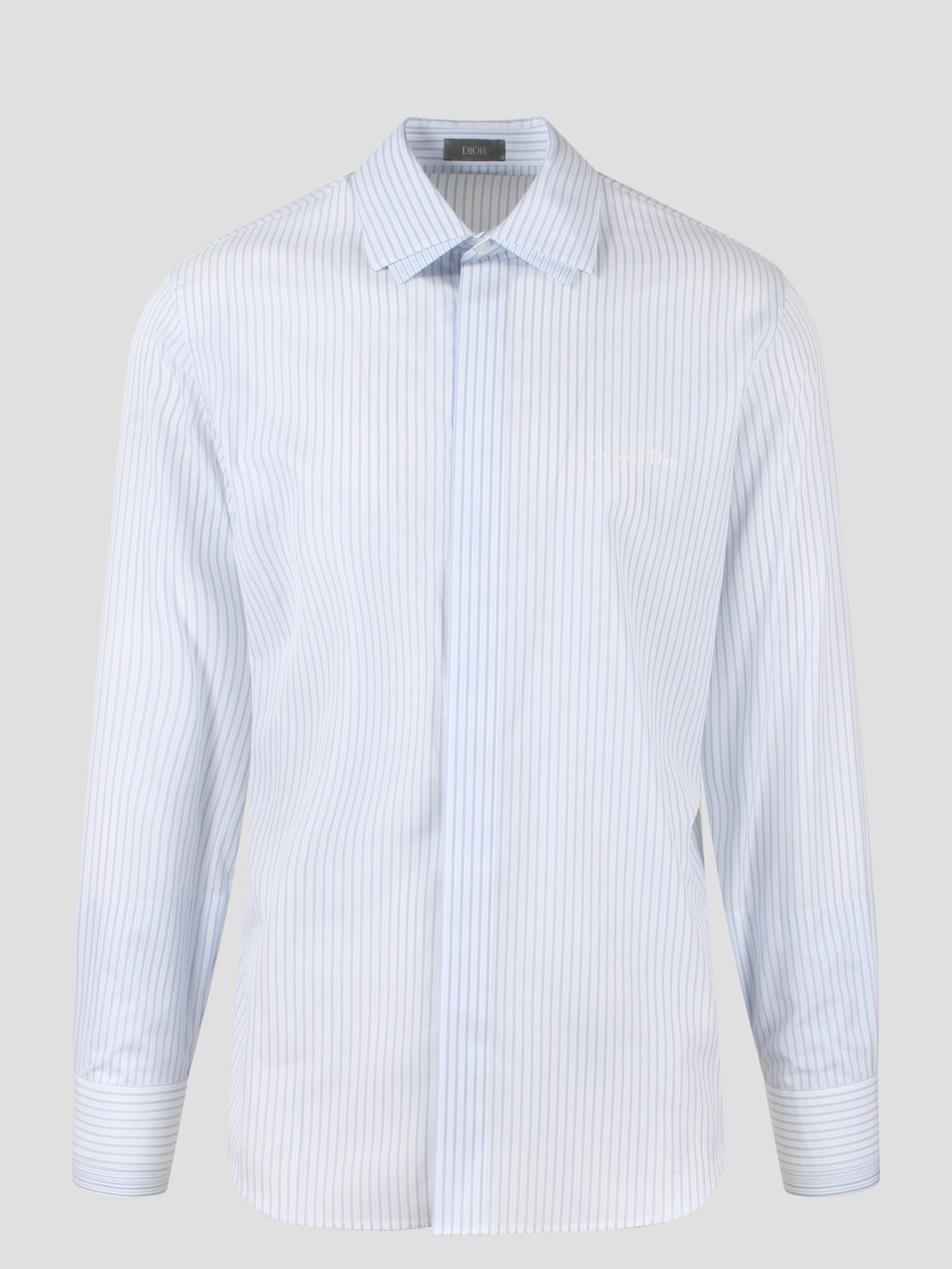 Shop Dior Christian Couture Shirt In White