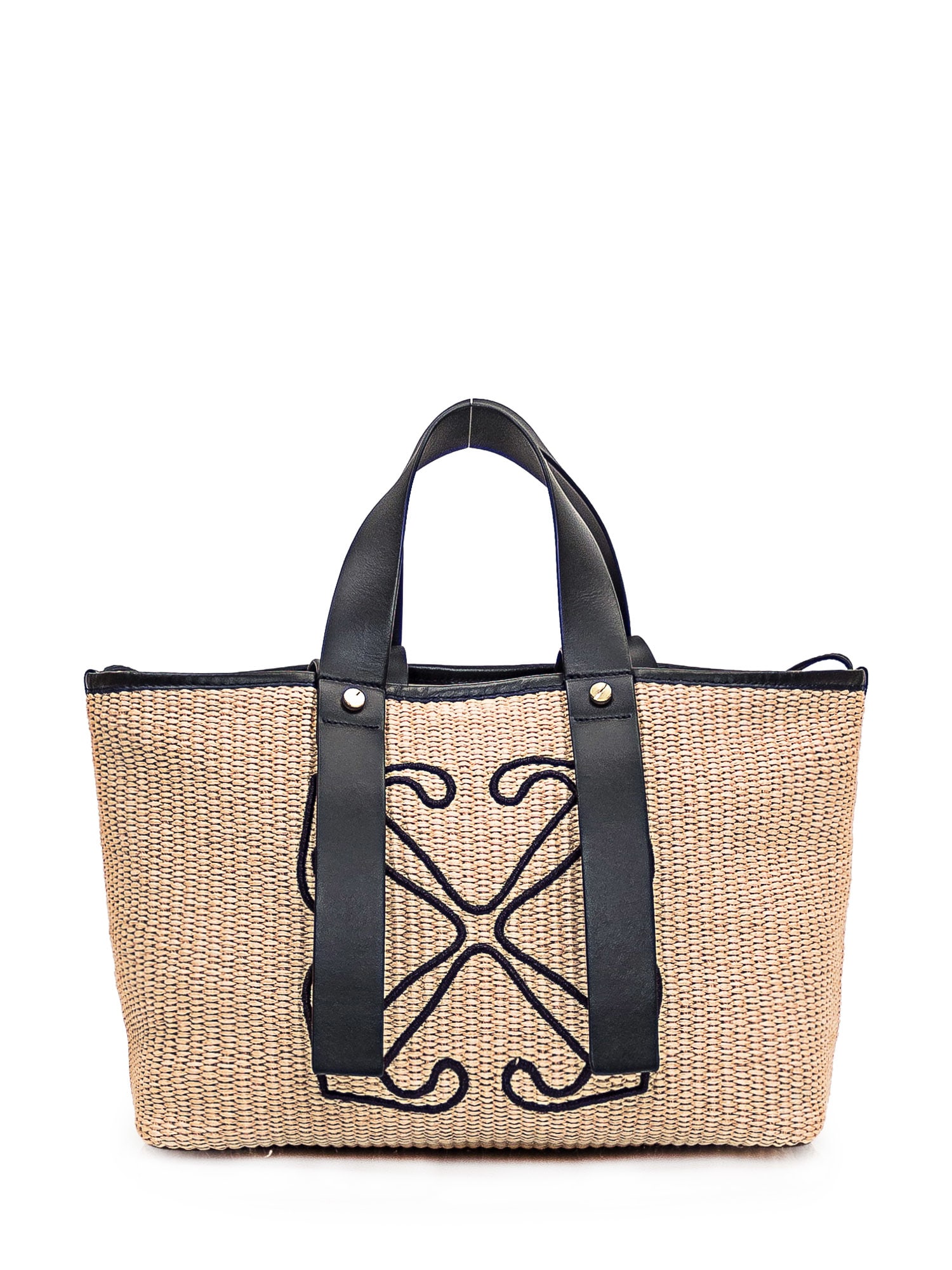 Shop Off-white Tote Day Off Bag In Neutrals/black
