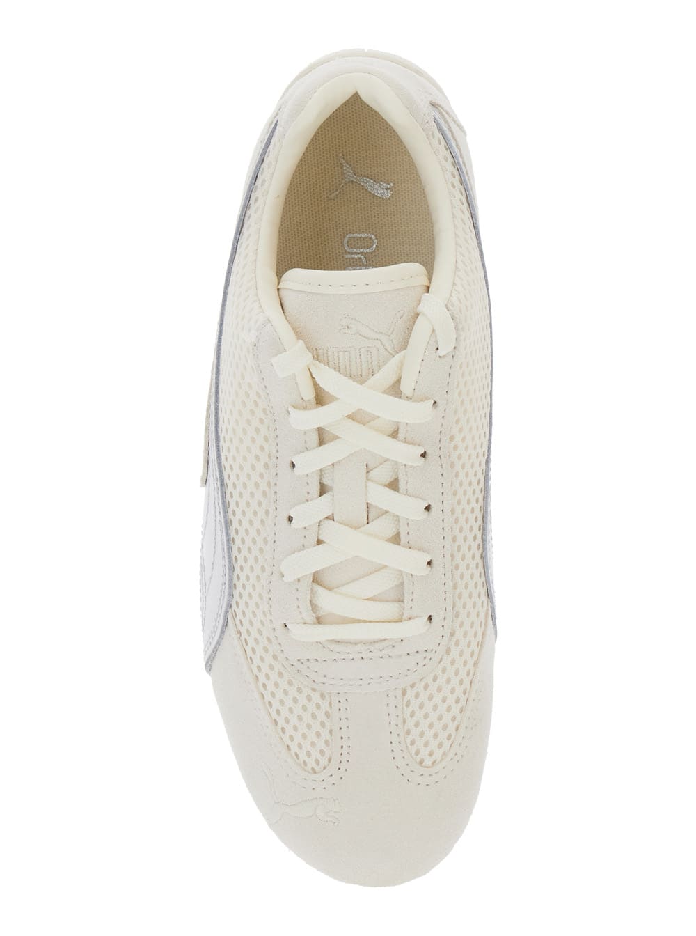 Puma Speedcat Beige Low Top Sneakers With Logo Patch On The Tongue And Formstrip Logo Detail On The Sidei In Neutral