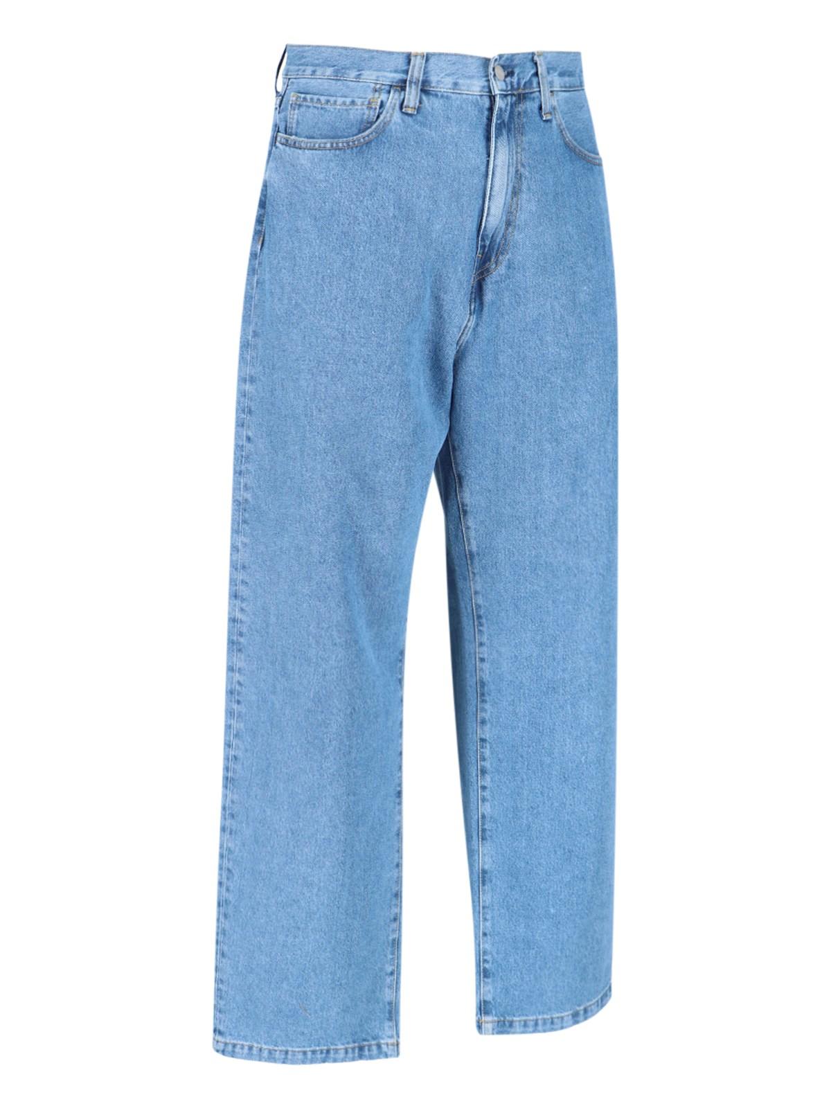 Shop Carhartt Landon Jeans In Blue Heavy Stone Wash