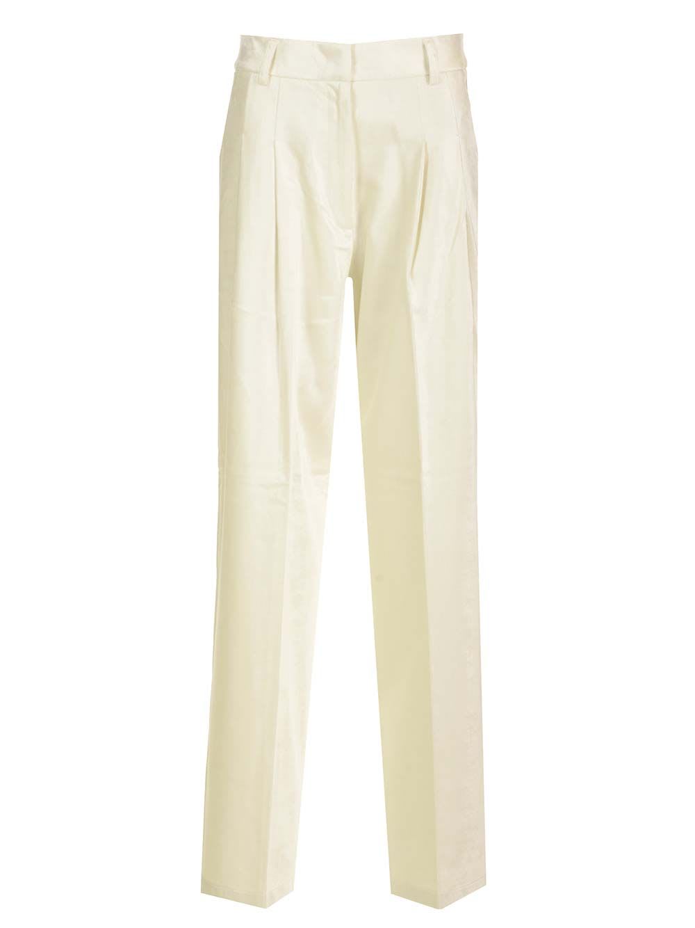 Forte_Forte Cotton Viscose Stretch Velvet Pinces Pants