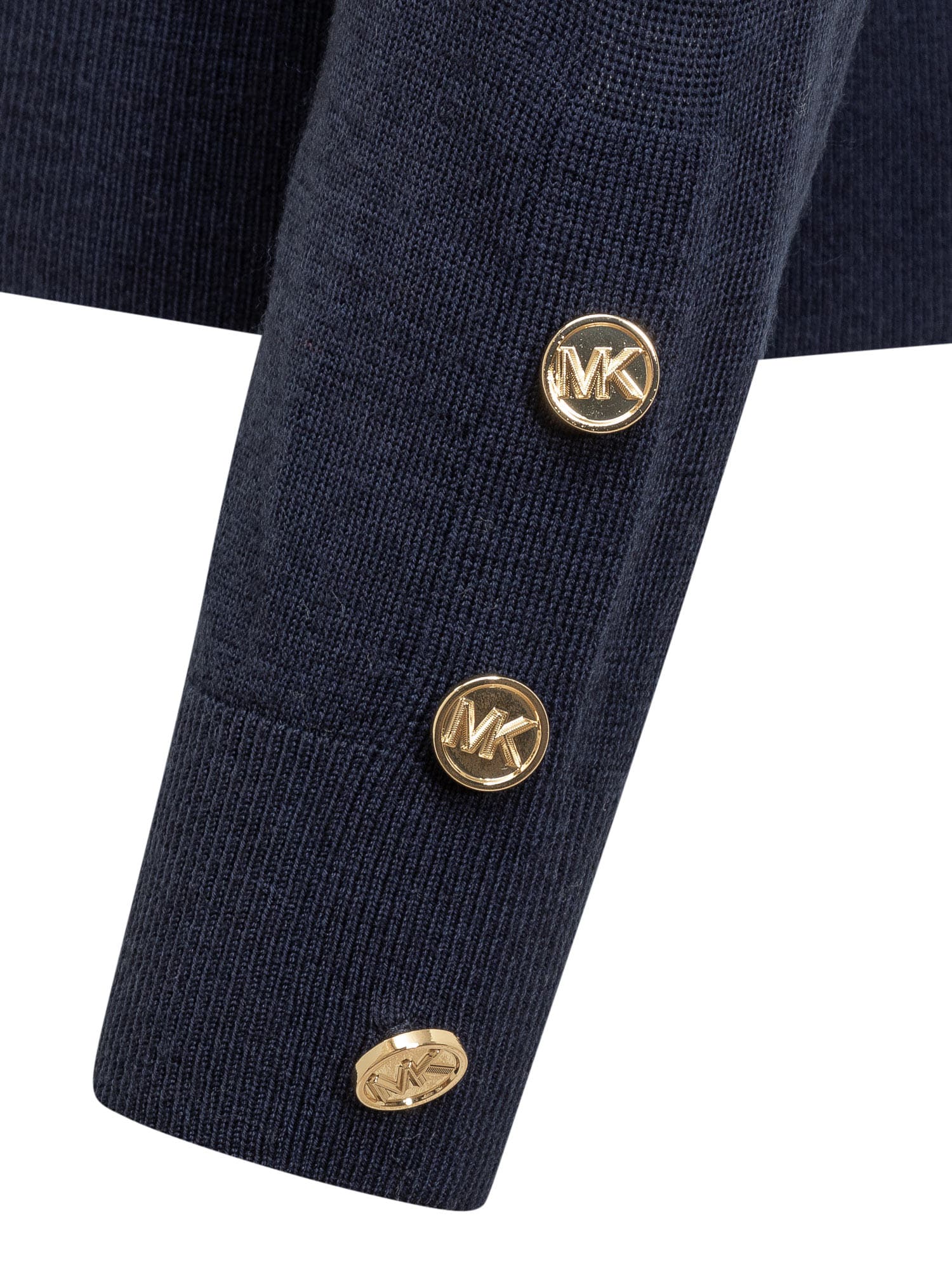Michael Michael Kors Merino Sweater In Blue