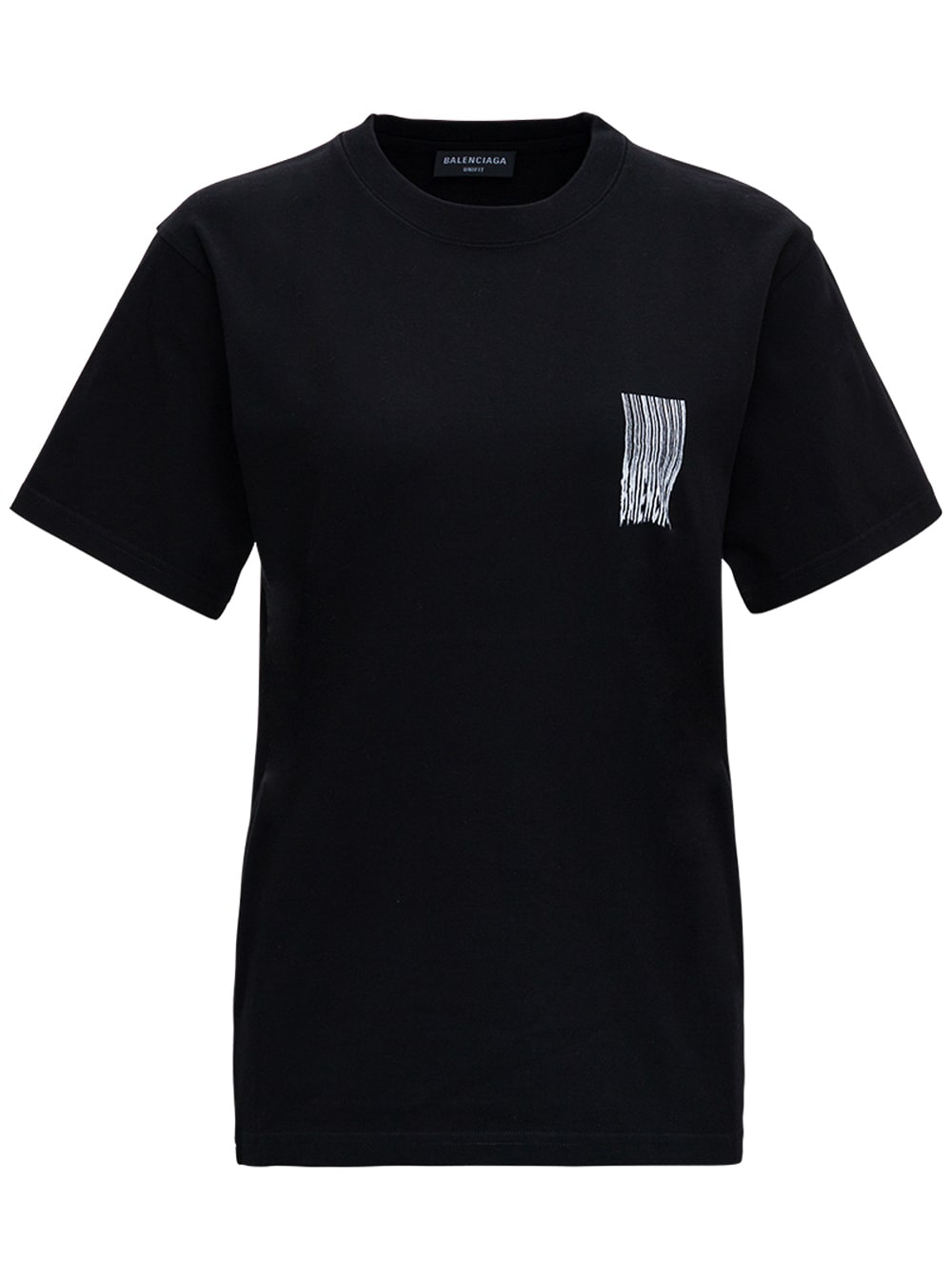Balenciaga Black Jersey Barcode T-shirt
