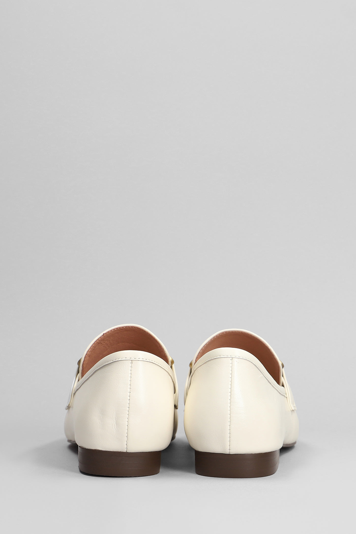 Shop Bibi Lou Zagreb Ii Loafers In Beige Leather