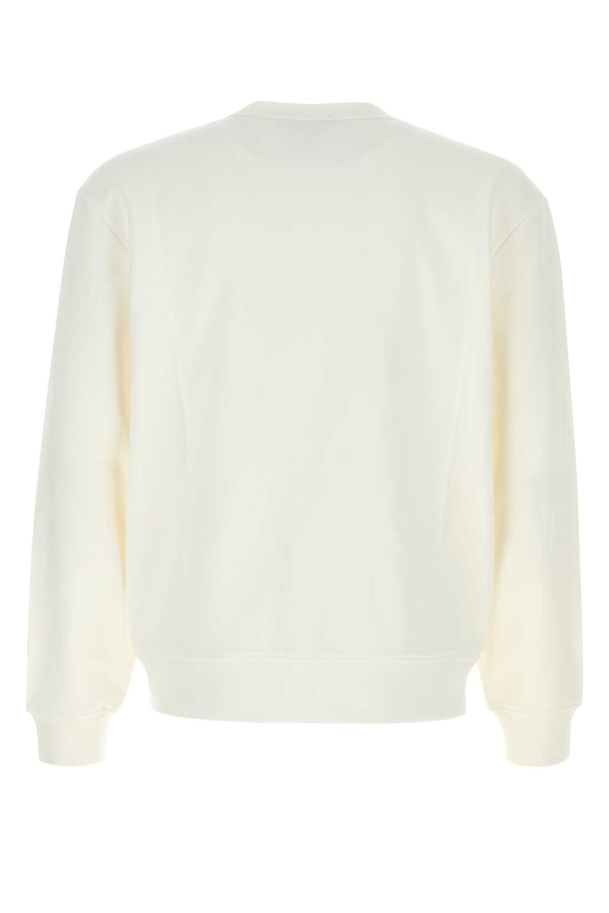 Apc A.p.c. Ivory Cotton T Shirt In White