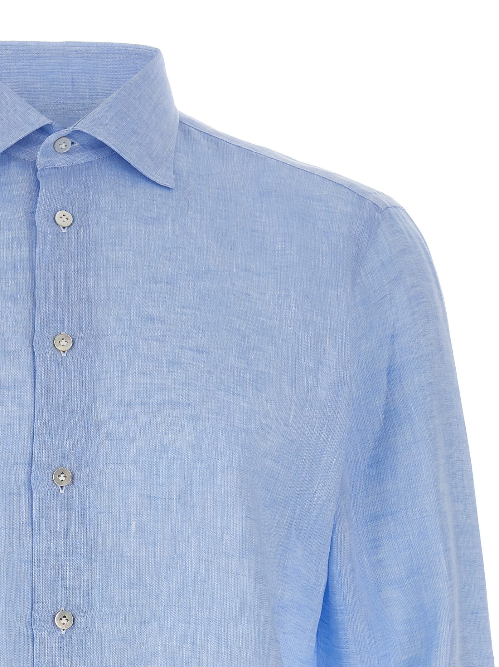 Borriello Napoli Borriello 'nigel' Shirt In Blue