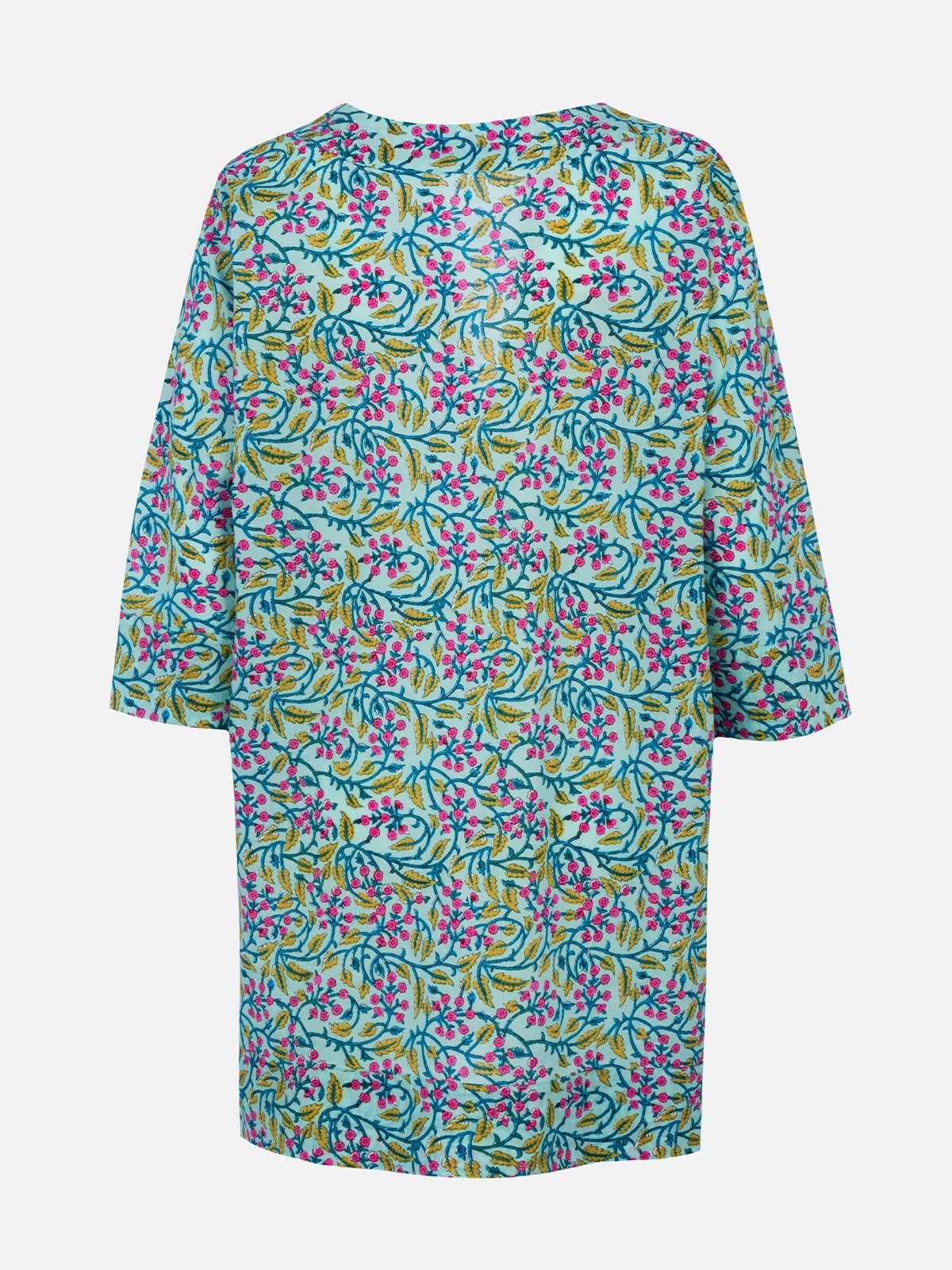 Mc2 Saint Barth Woman Cotton Tunic Dress Macha In Green