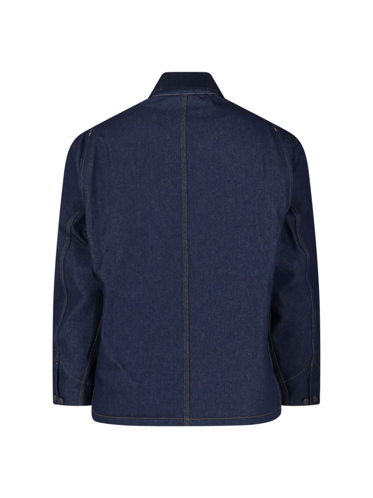 Carhartt Casual Jacket With Long Sleeves And Pockets In Blue
