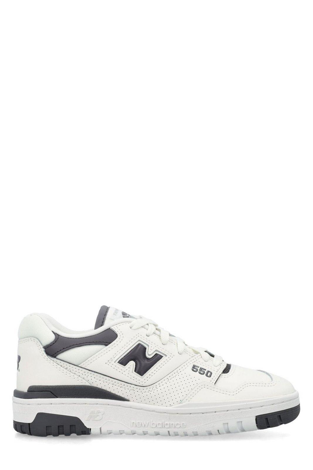 550 Logo Patch Panelled Sneakers
