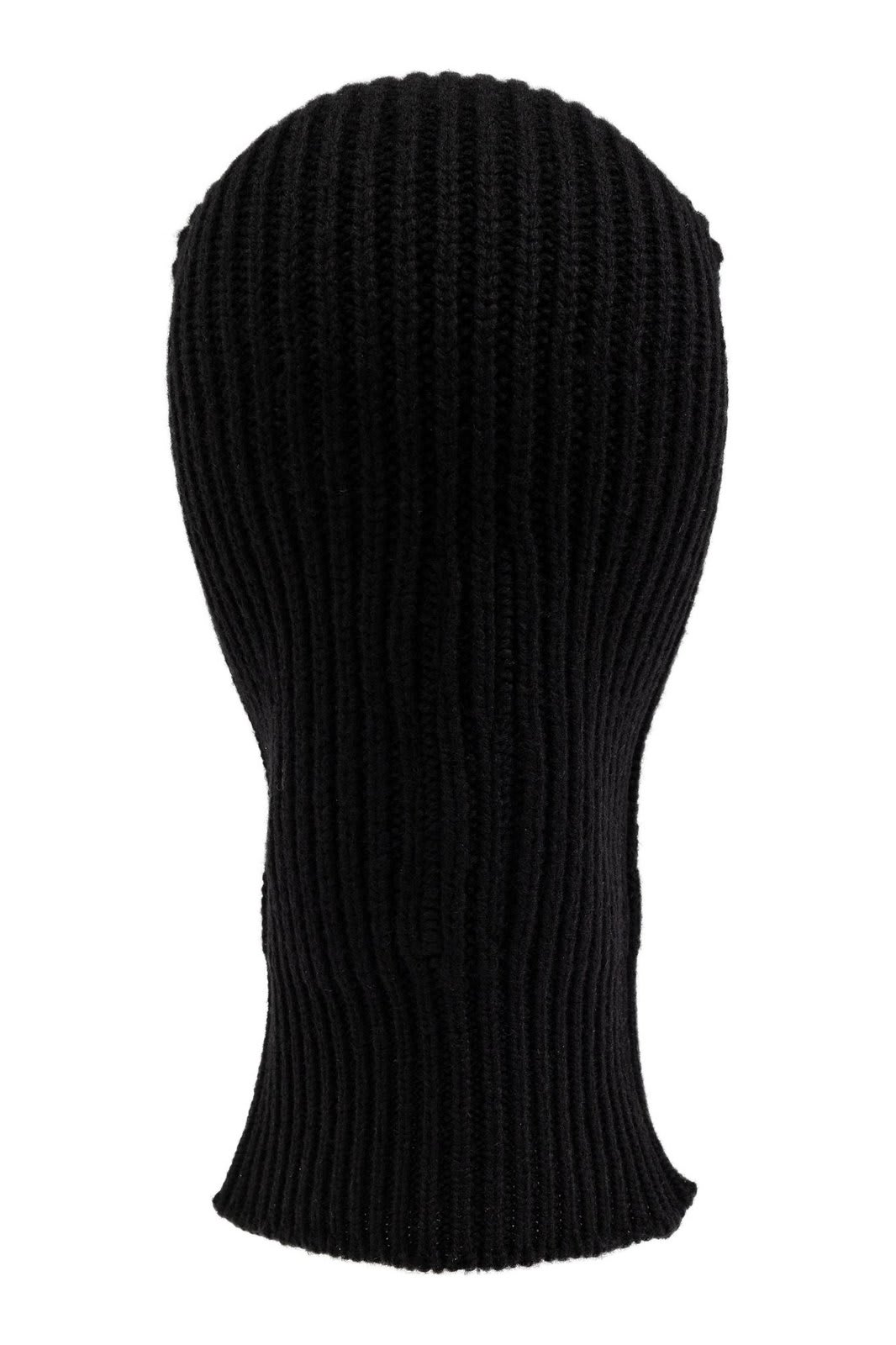 Shop Rick Owens Sphinx Ribbed-knit Balaclava In Black