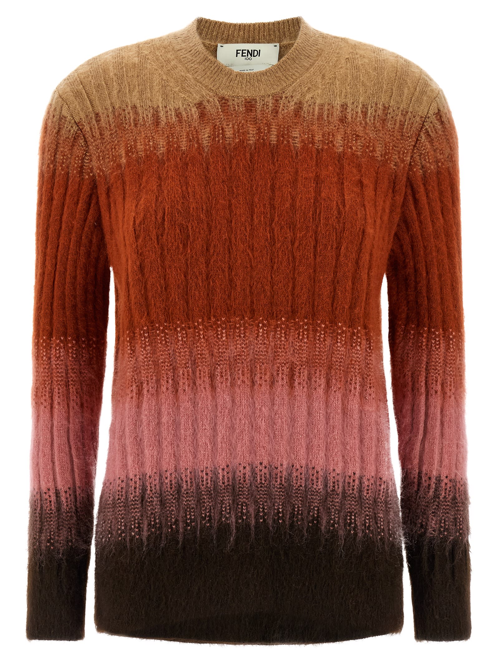 Fendi Vanite Knit Sweater Sweaters And Cardigans Multicolor In Multi